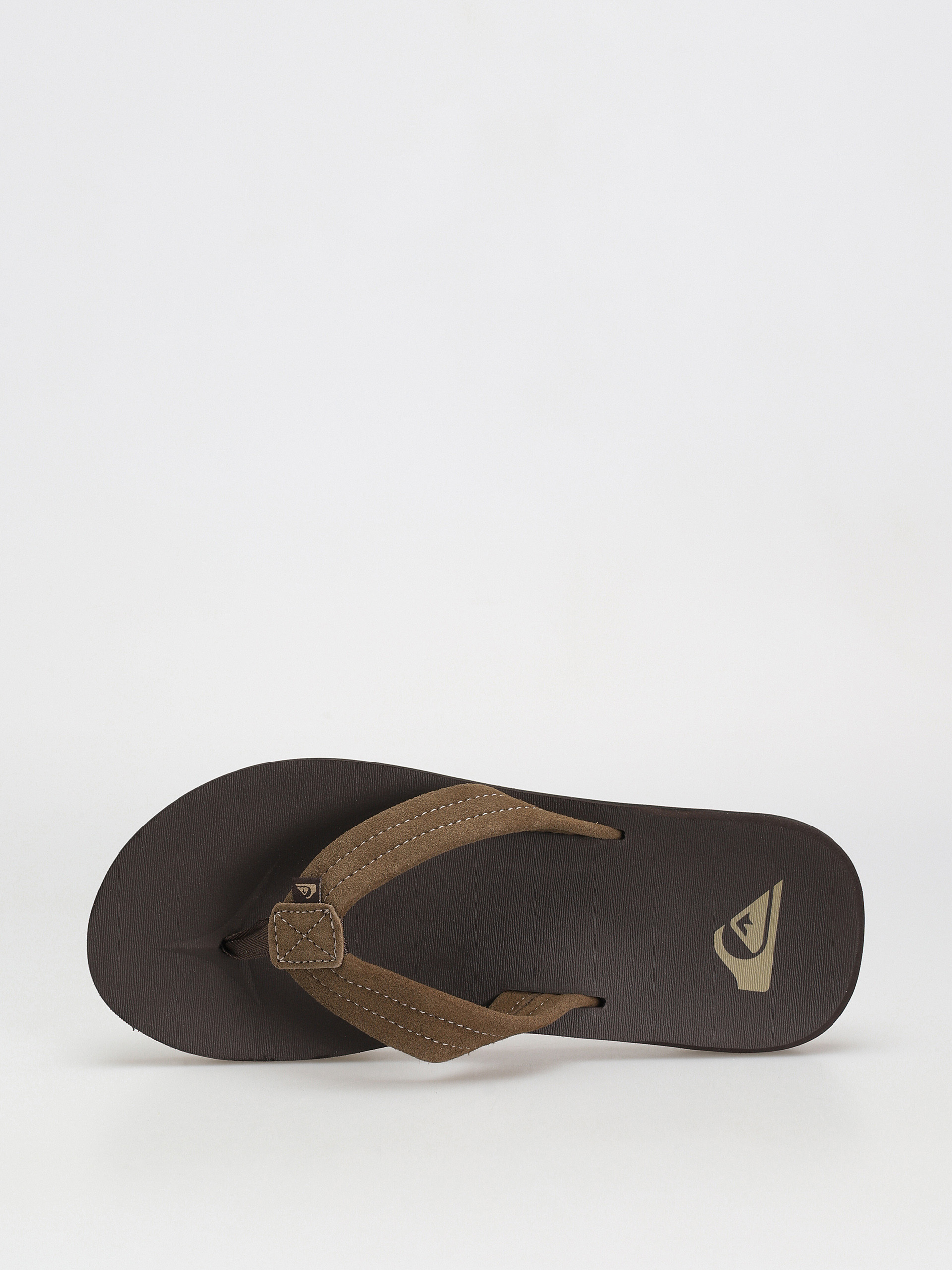 Quiksilver Carver Suede Core Flip Flops (brown 1)