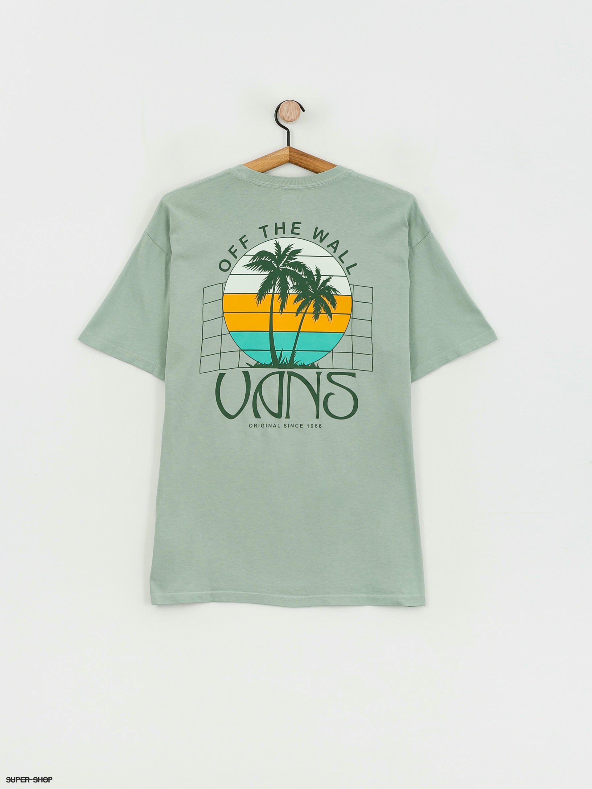 Vans Sunset Dual Palm Vintage T-shirt (chinois green)