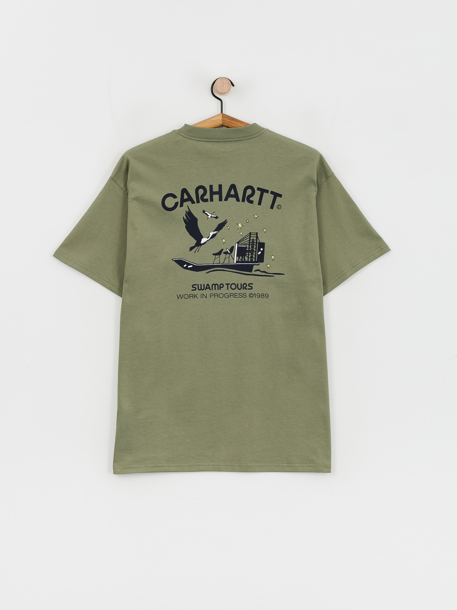 Carhartt WIP Swamp Tours T-shirt - green (dollar green)