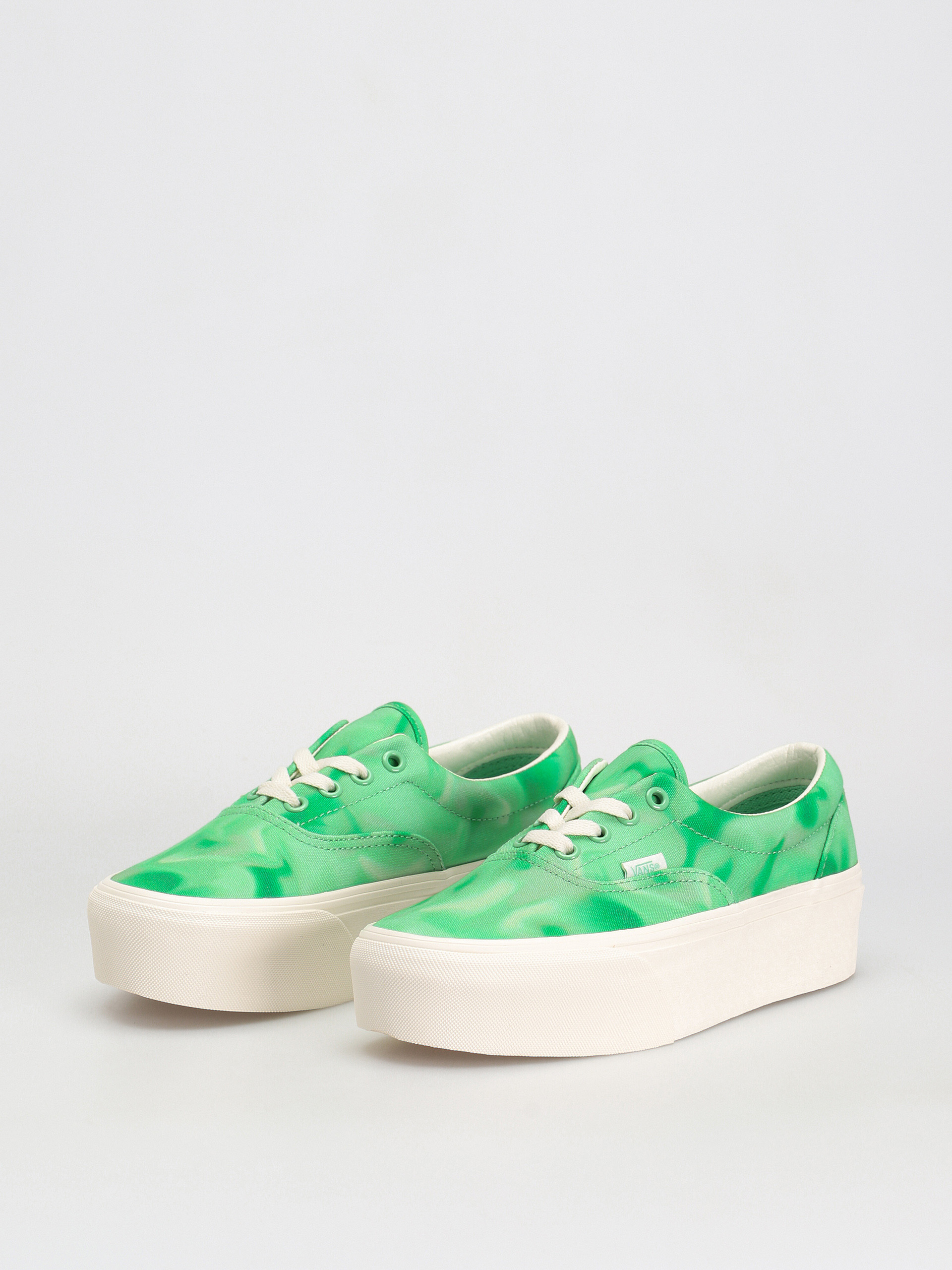 Vans slip ons on sale green