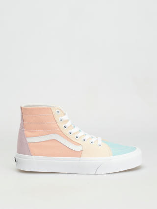 Vans Sk8 Hi Tapered Shoes Wmn (pastel block multi/true white)