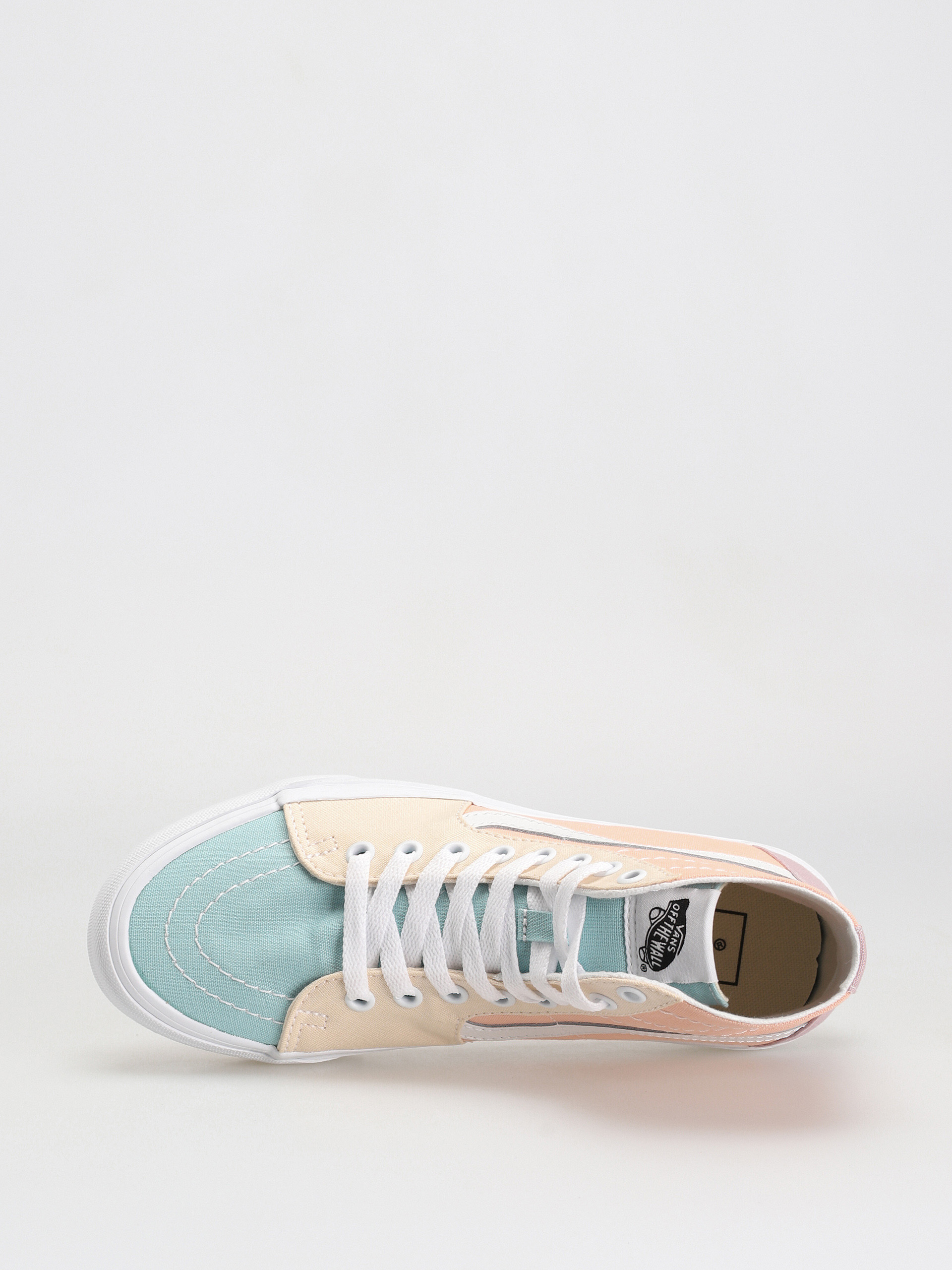 Vans Sk8 Hi Tapered Schuhe Wmn (pastel block multi/true white)