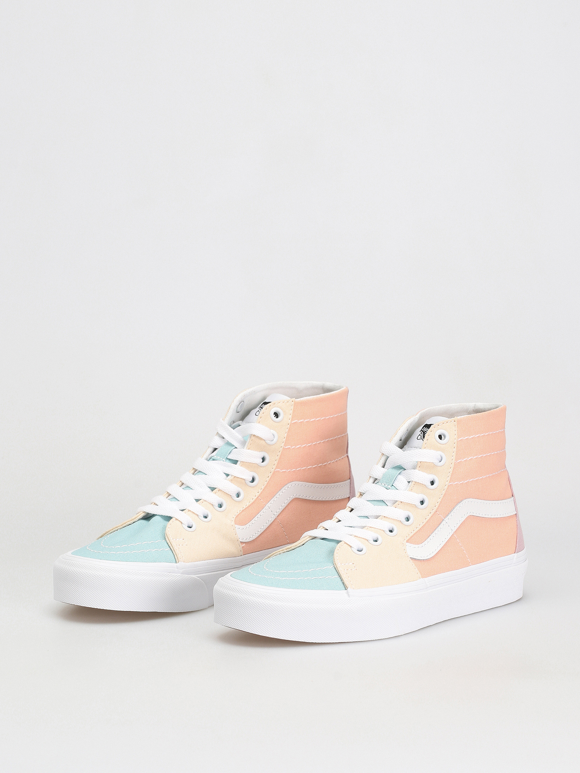 Vans Sk8 Hi Tapered Shoes Wmn (pastel block multi/true white)