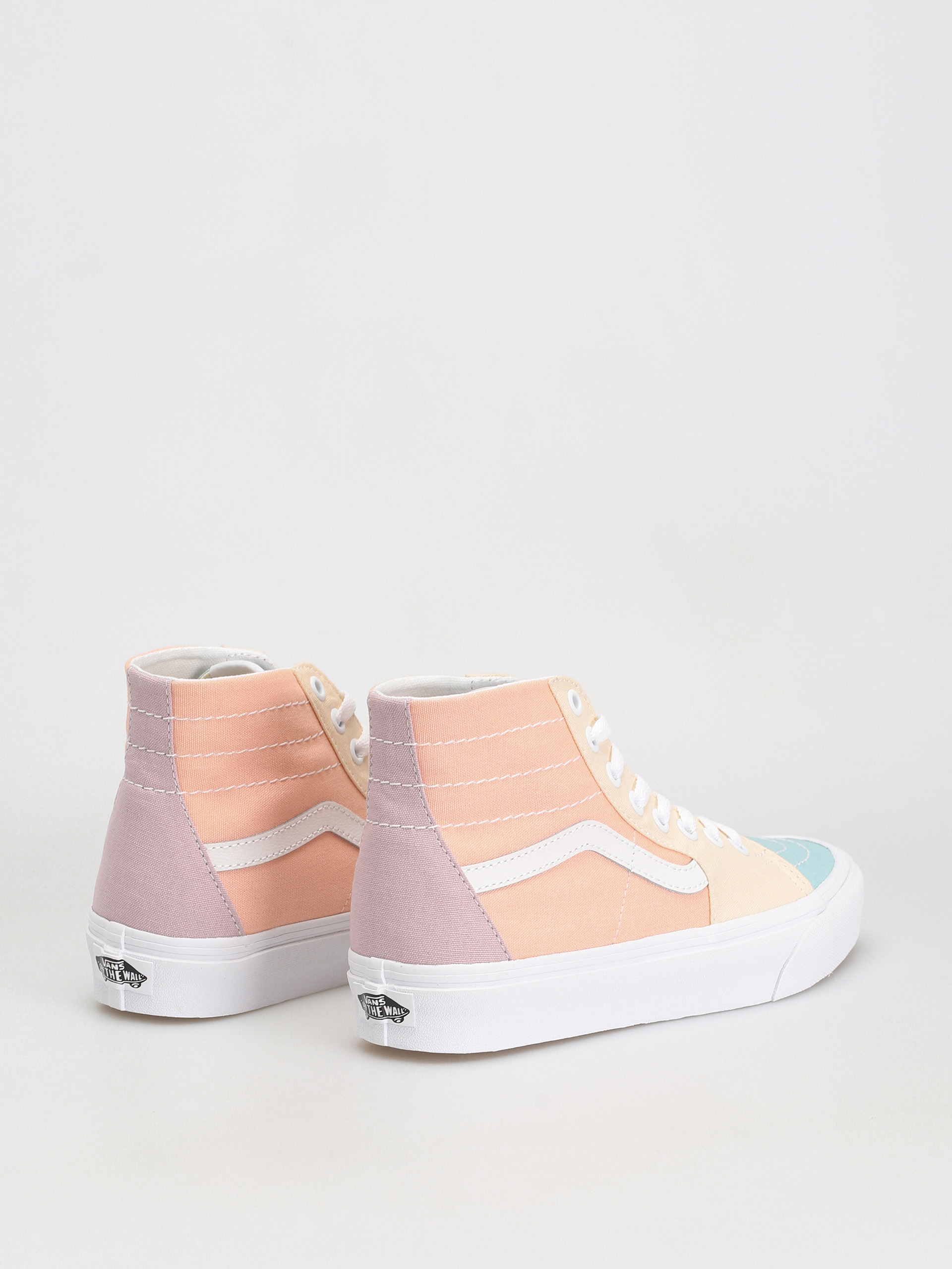 Vans Sk8 Hi Tapered Shoes Wmn (pastel block multi/true white)