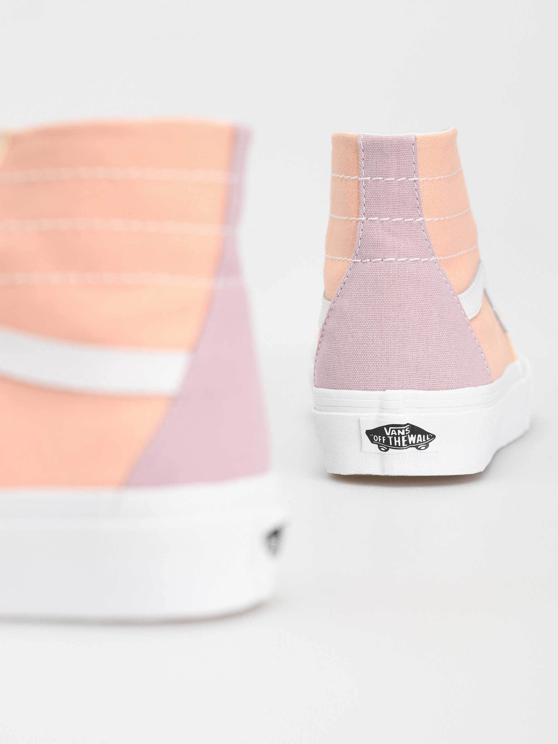 Vans Sk8 Hi Tapered Shoes Wmn (pastel block multi/true white)