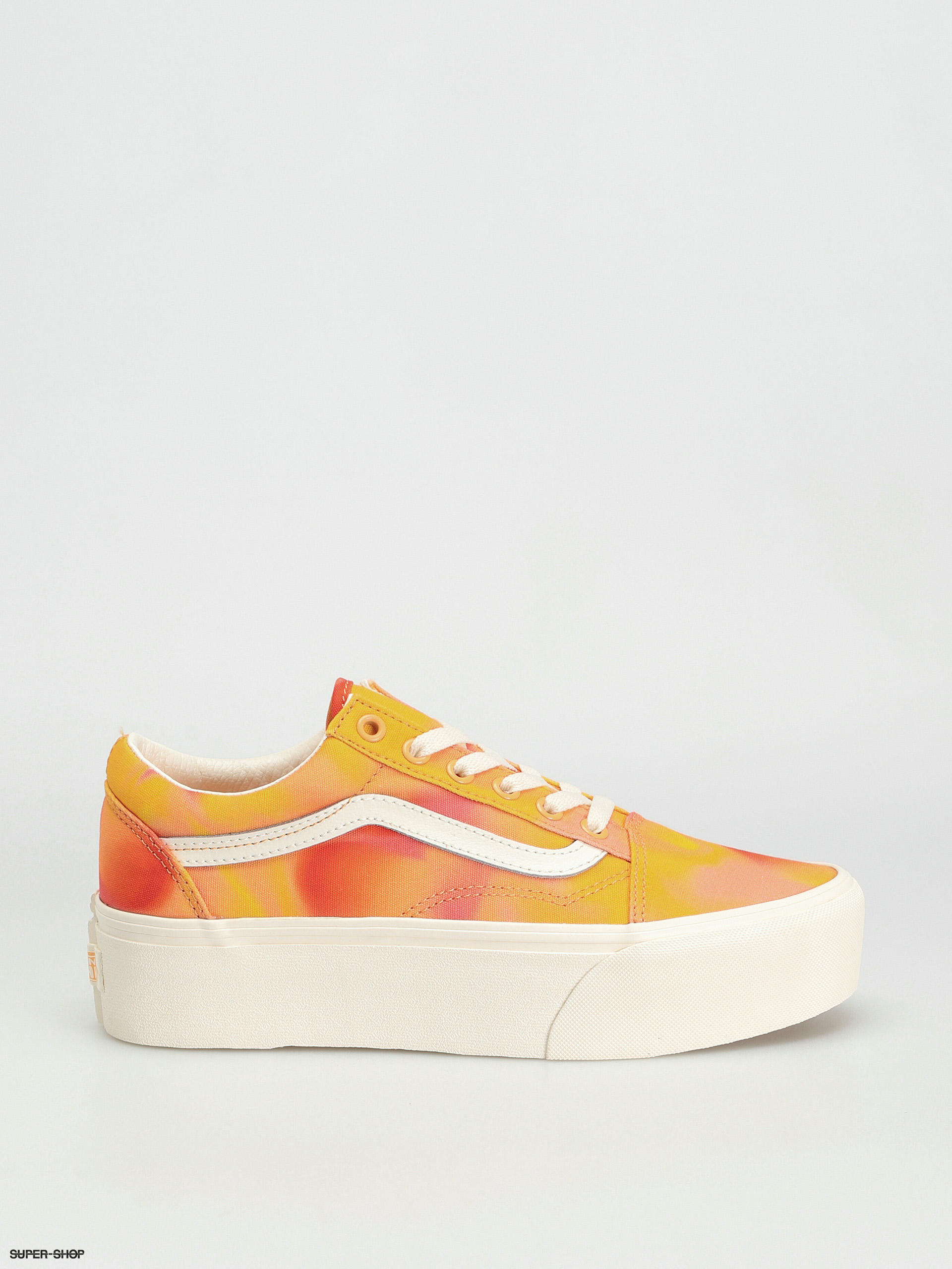 Orange hot sale platform vans