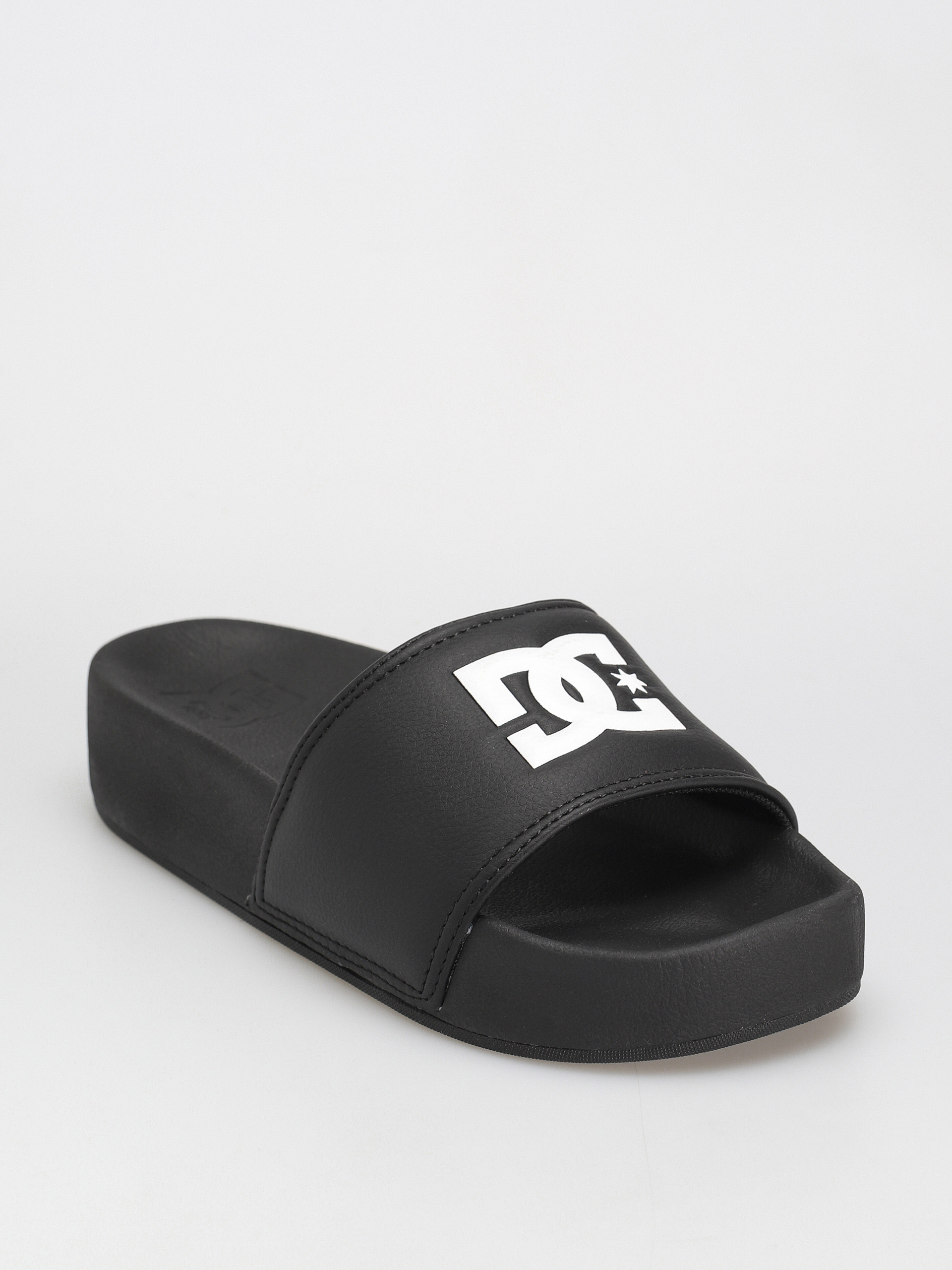 DC Slide Platform Flip-flops Wmn (black/black/white)