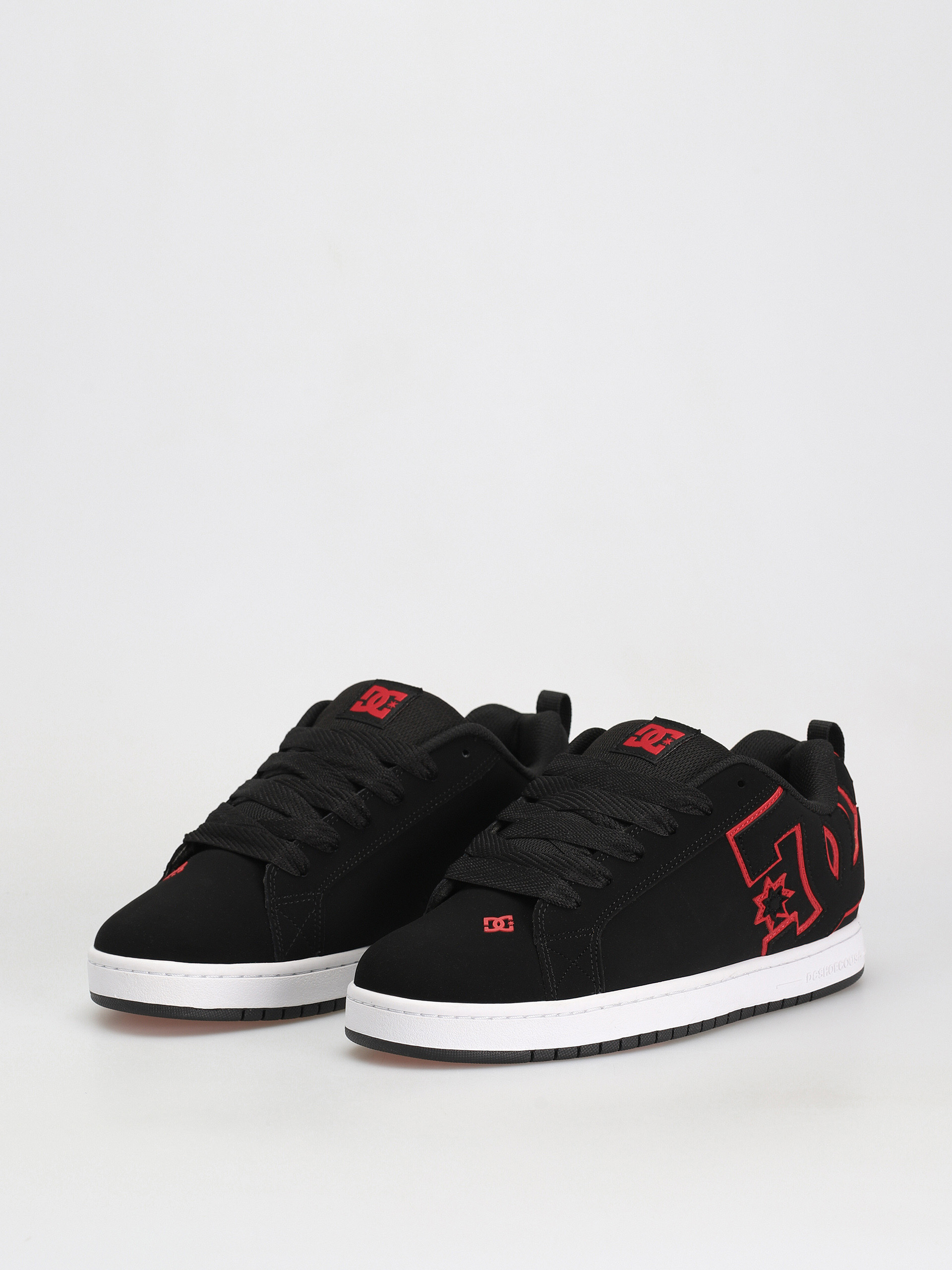 DC Court Graffik Shoes (black/red/white)