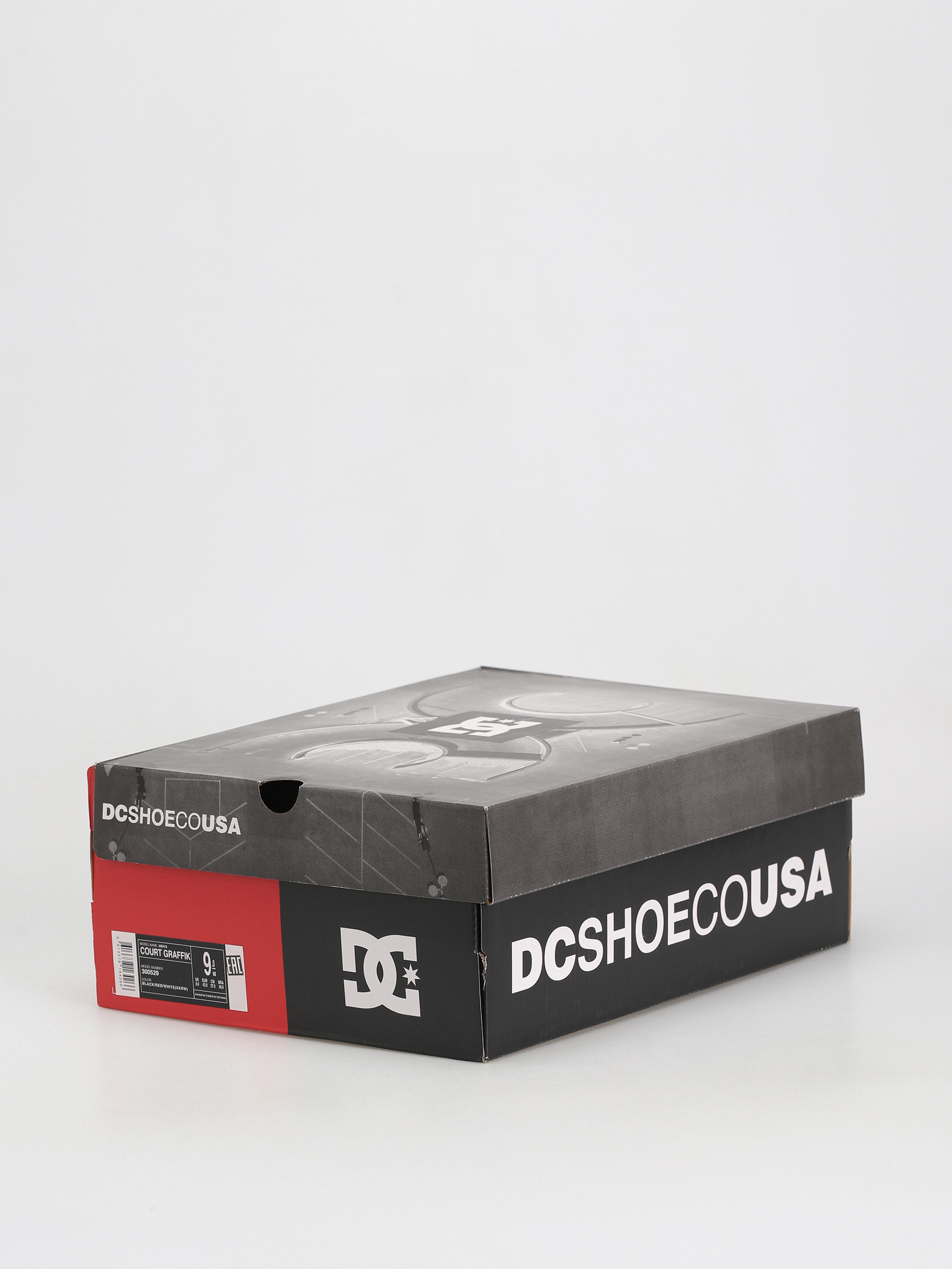 DC Court Graffik Shoes (black/red/white)