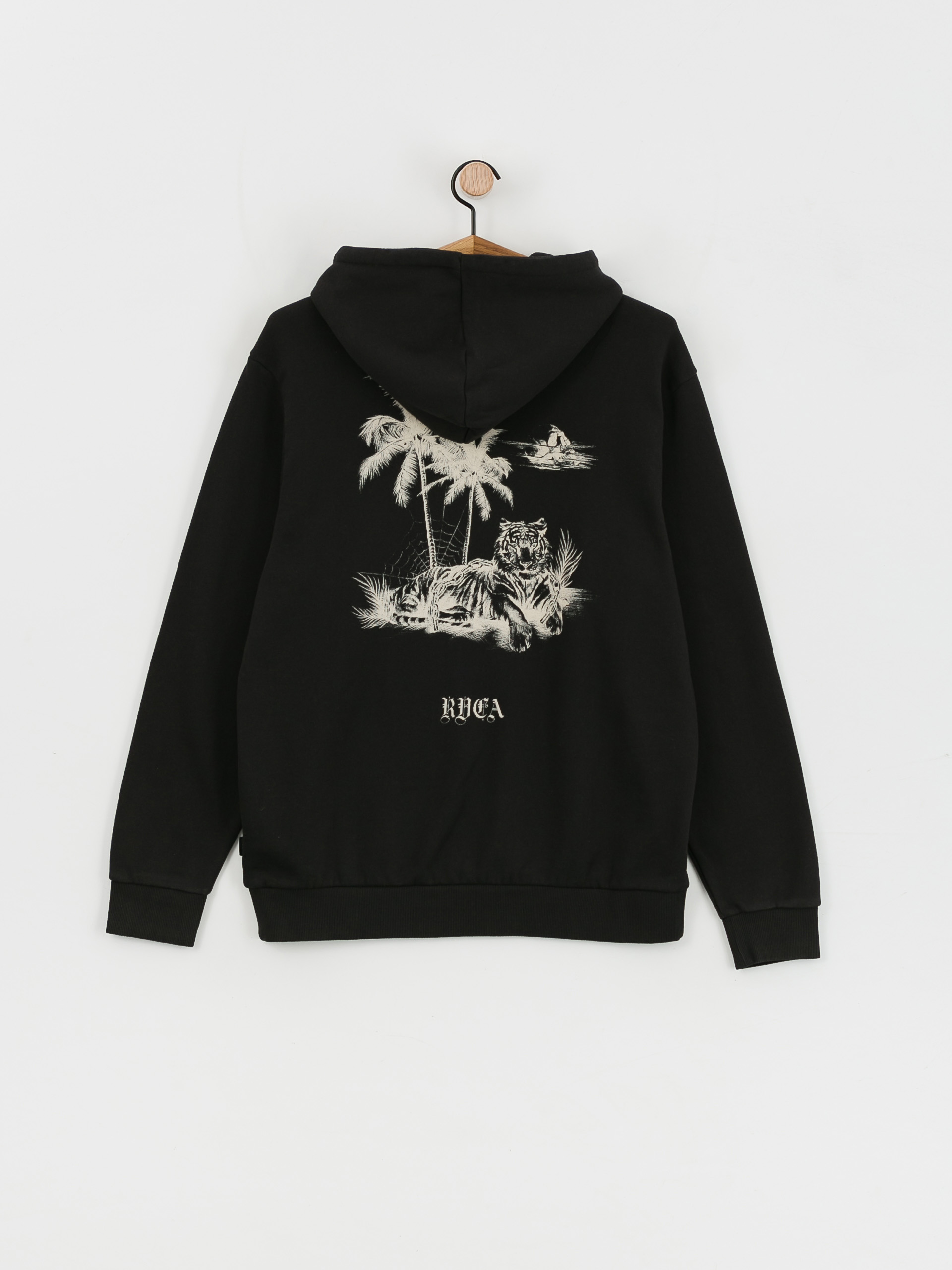 RVCA Beach Tiger HD Hoodie (black)