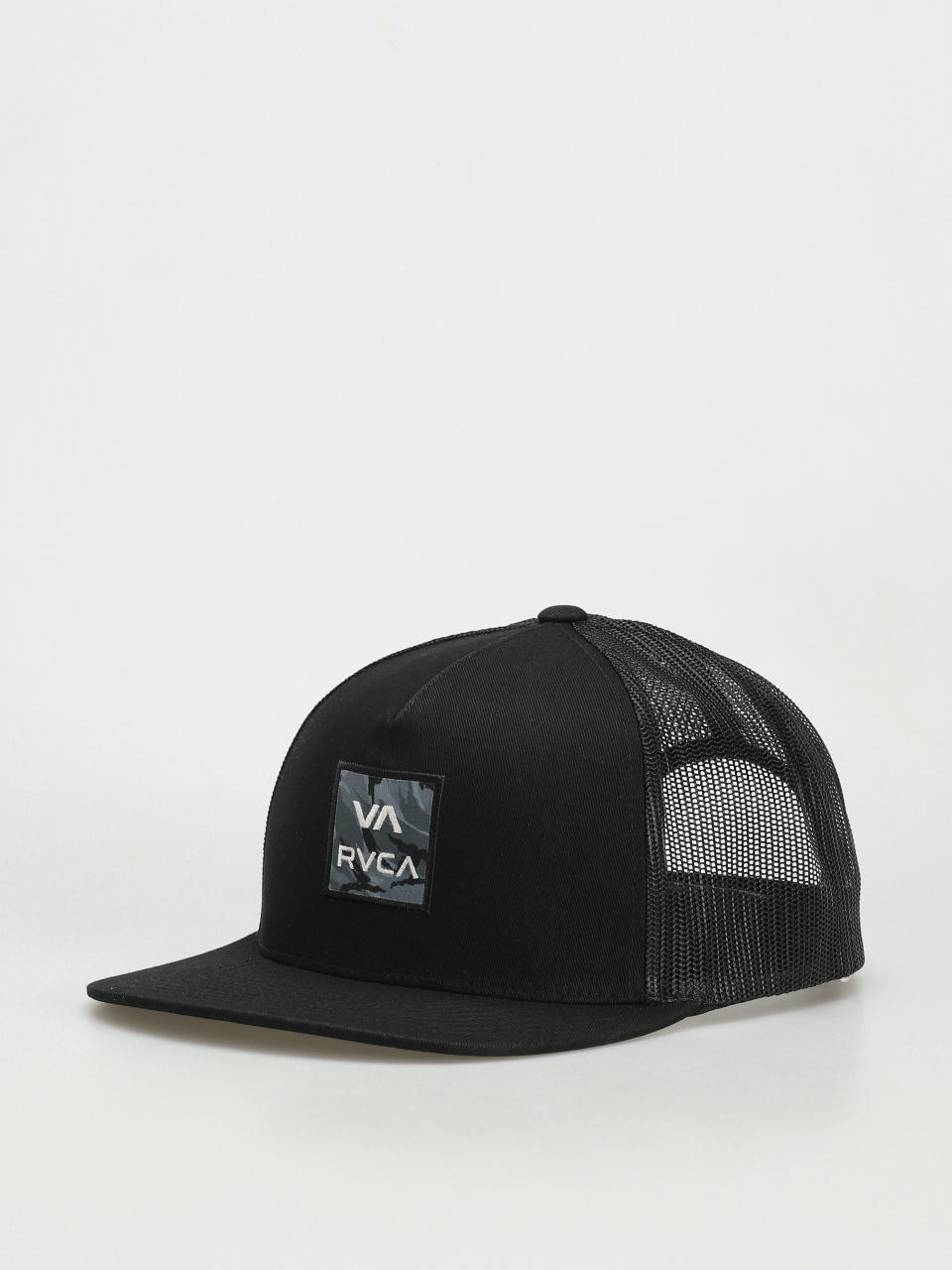 RVCA Va Atw Print Trucker Cap (black)