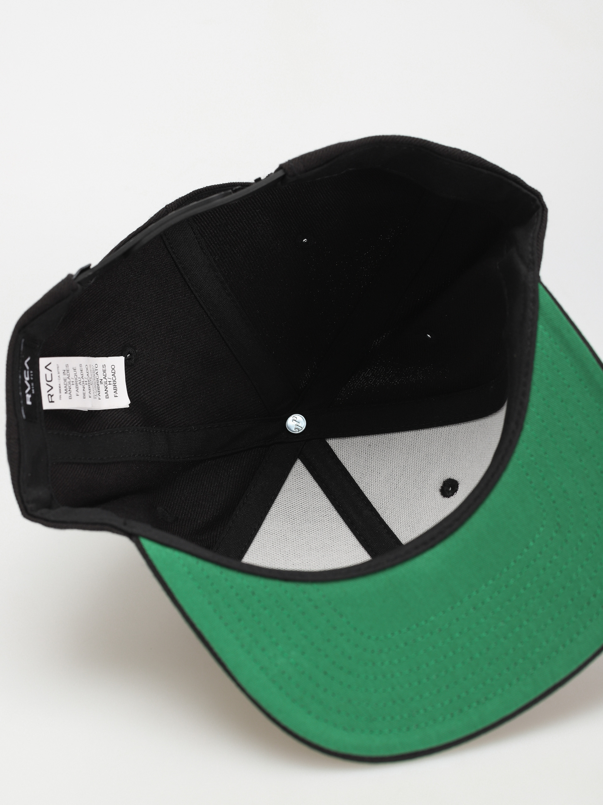 RVCA Va Patch Snapback Cap (black)
