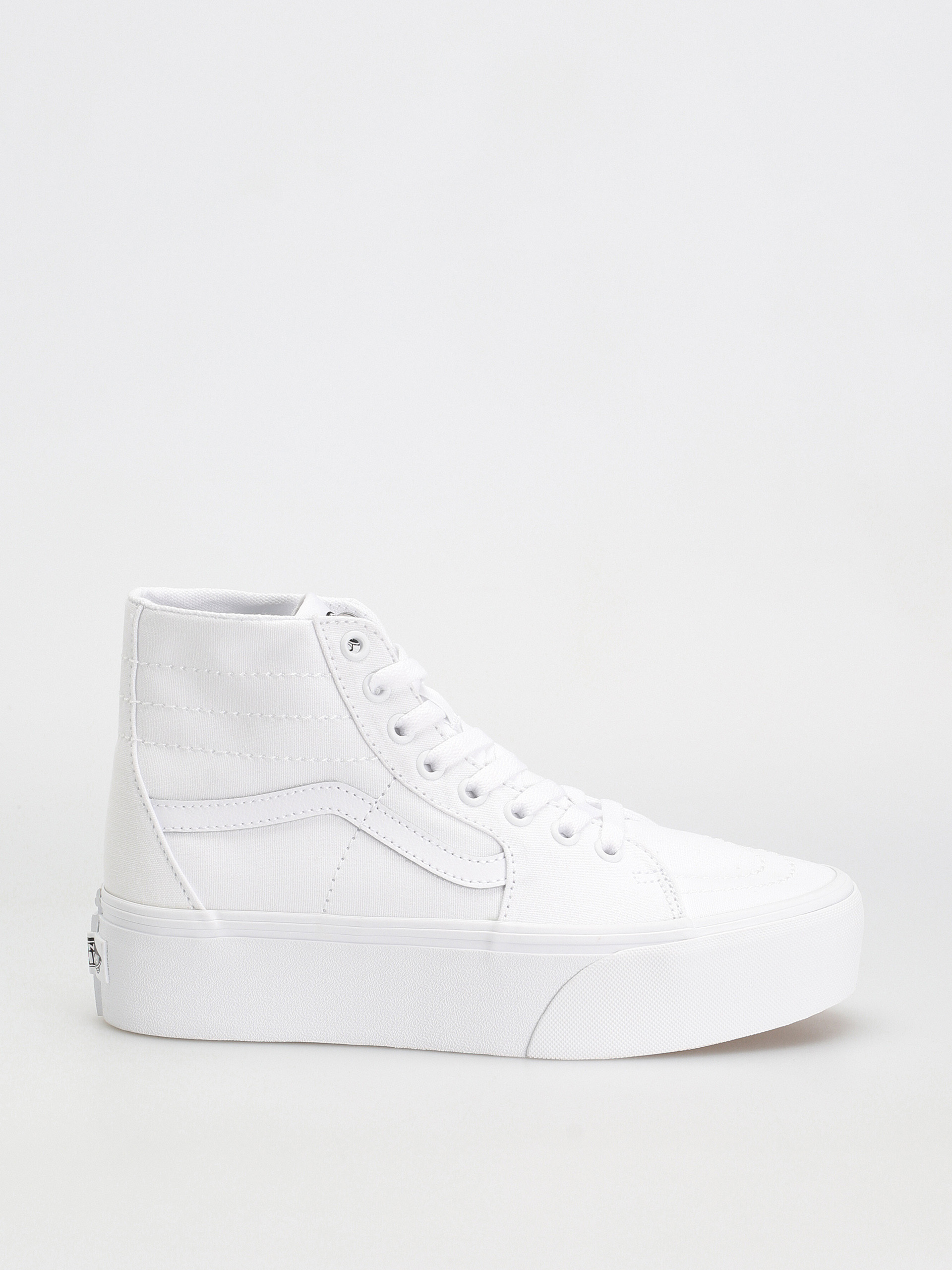 Tall white outlet vans