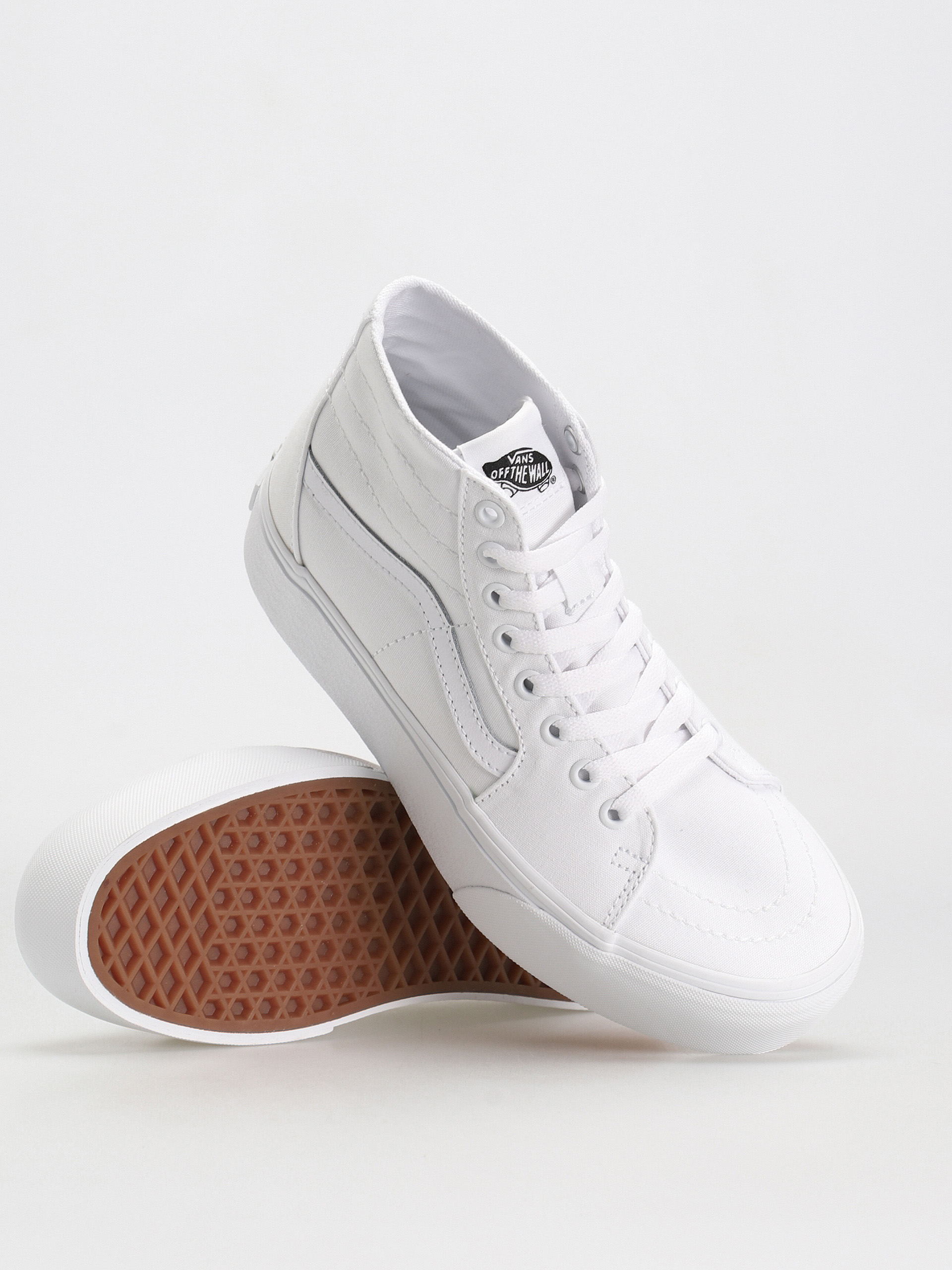 Vans Sk8 Hi Tapered Stackform Shoes Wmn (canvas true white)