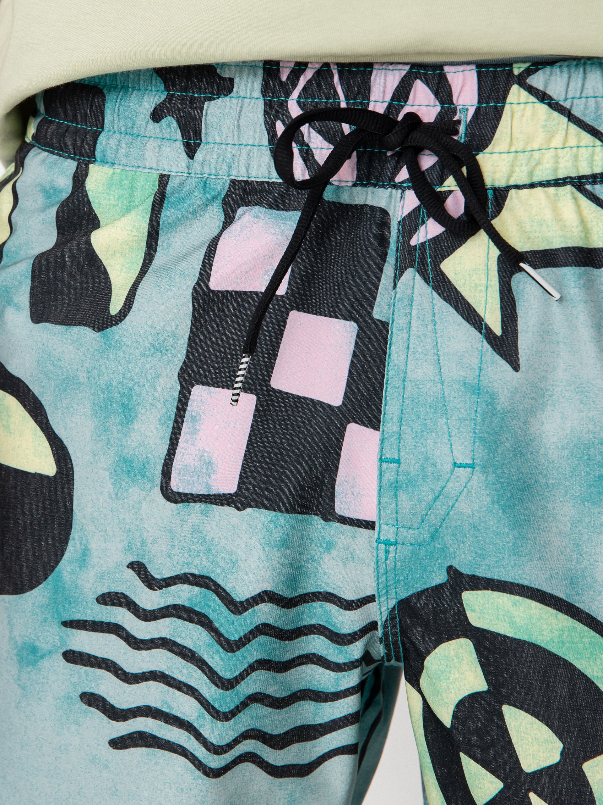 Volcom Chlorine Killer Stoney Trnk 17 Shorts (temple teal)