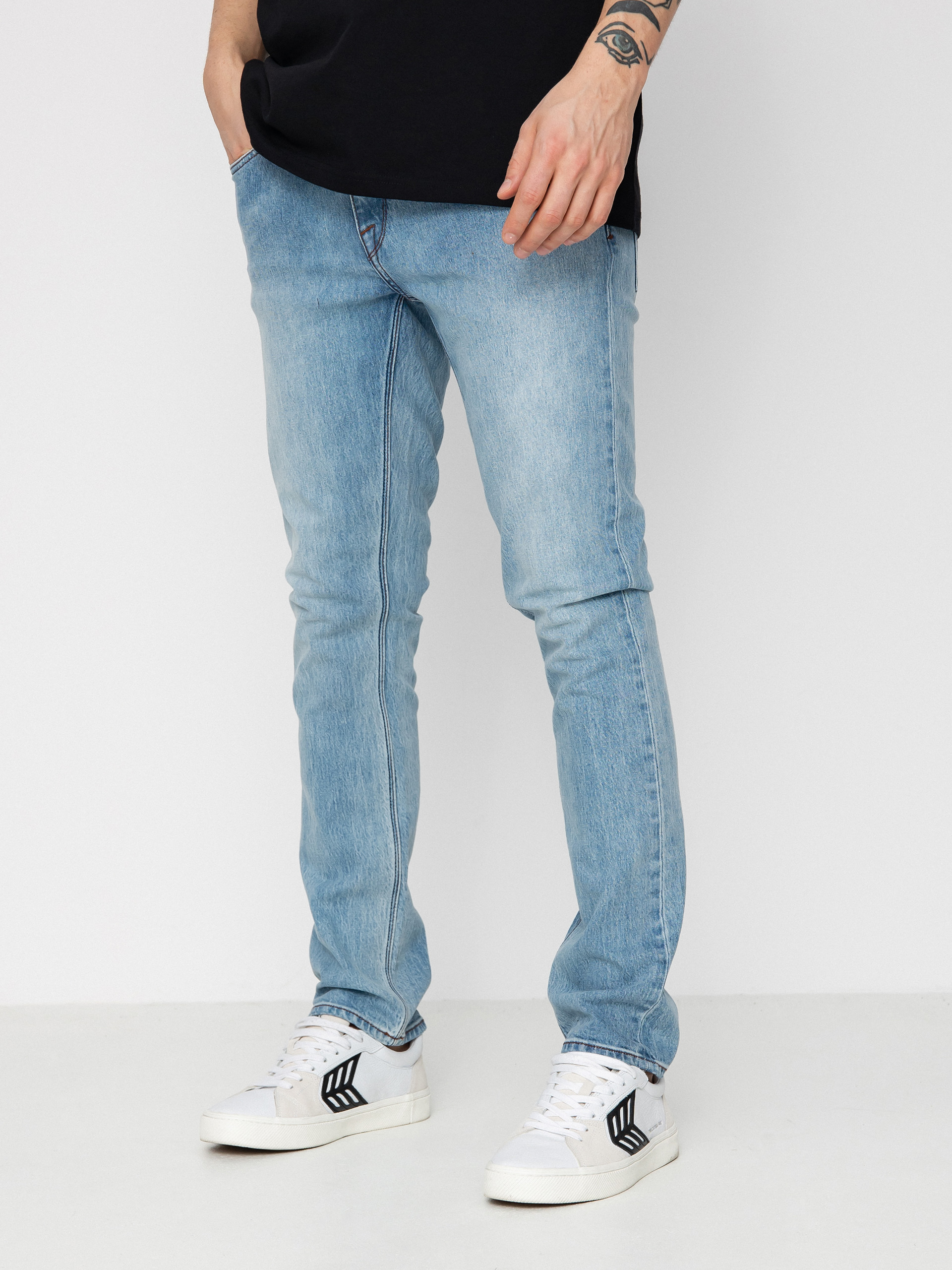 Volcom Vorta Denim Pants (wrecked indigo)