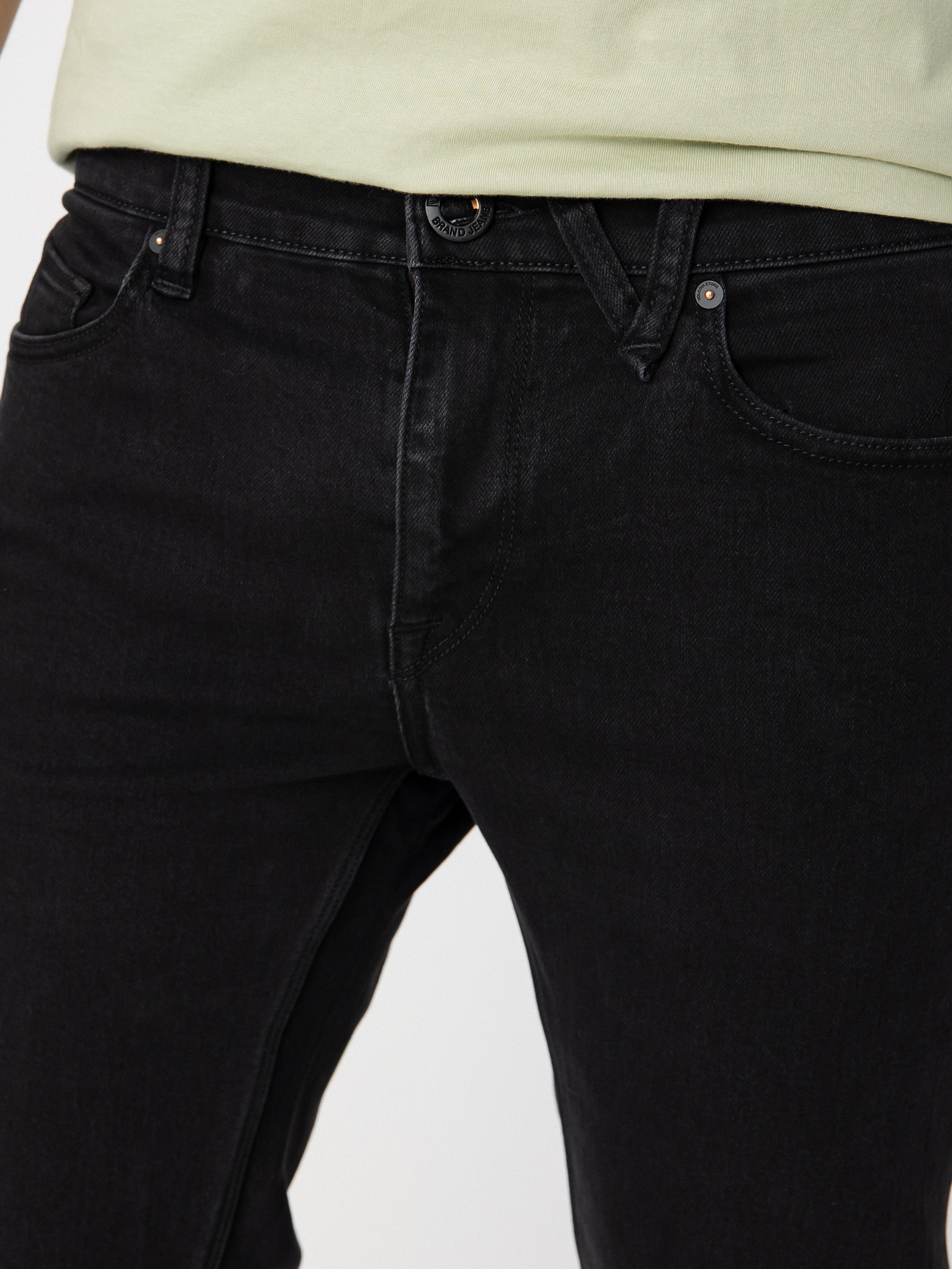 ボトムス SOOR PLOOM Retro Jean, Black Denim Volcom Solver Denim Pants - black (rinse)