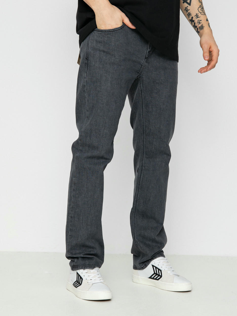 Volcom Solver Denim Pants - grey (easy enzyme grey)