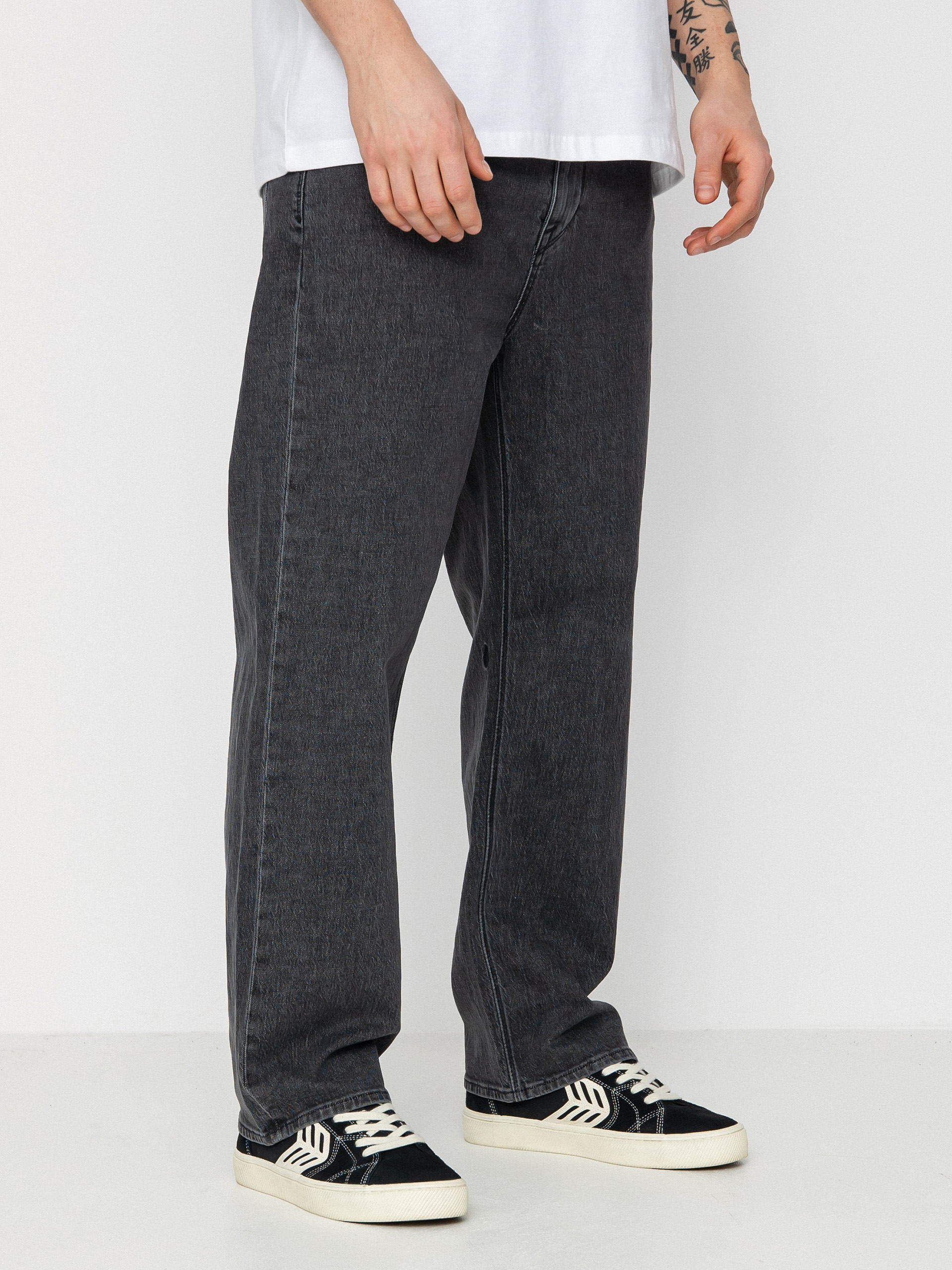 Volcom Nailer Denim Hose (stoney black)
