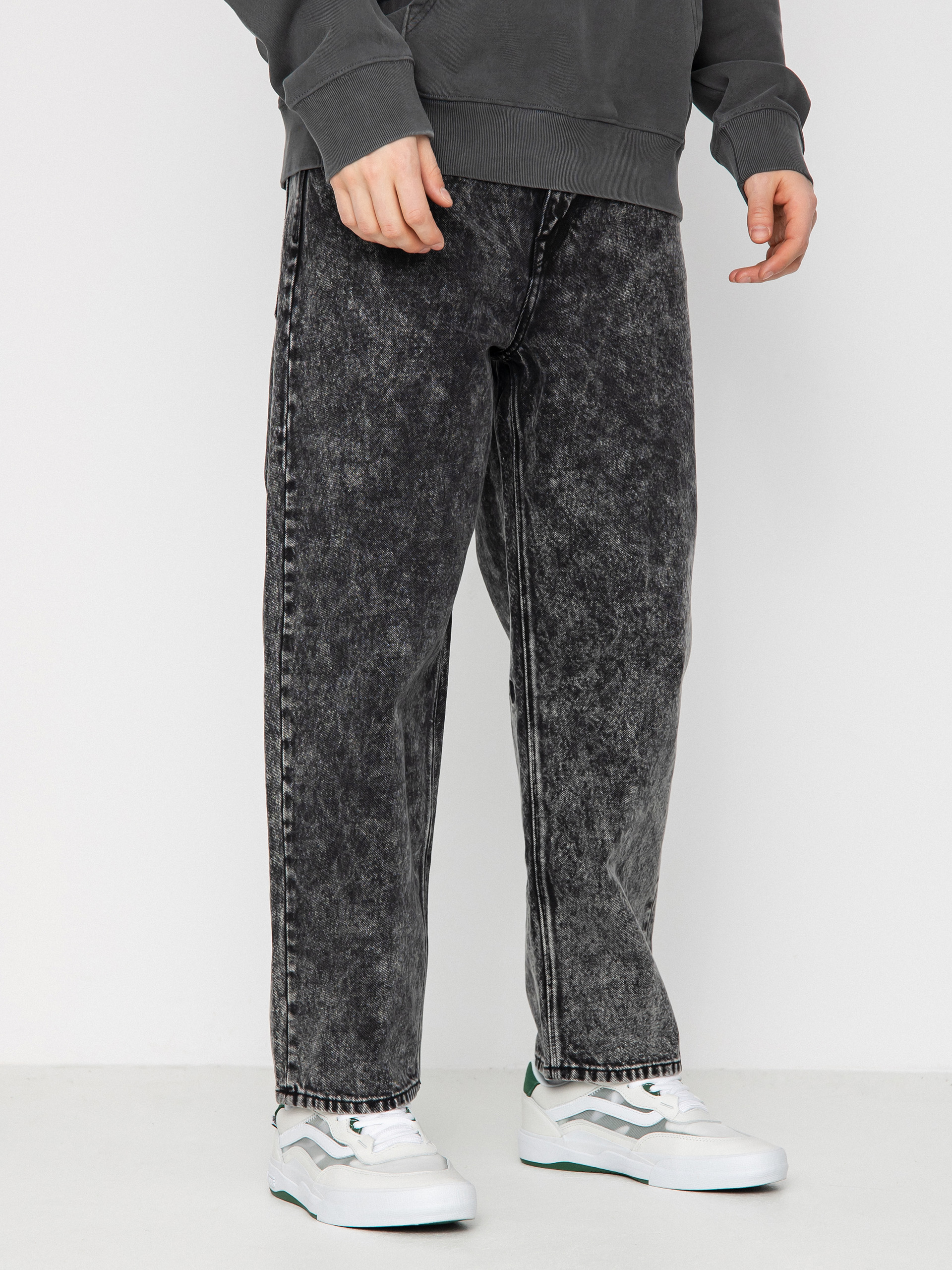 Volcom Billow Tapered Pants (light acid black)