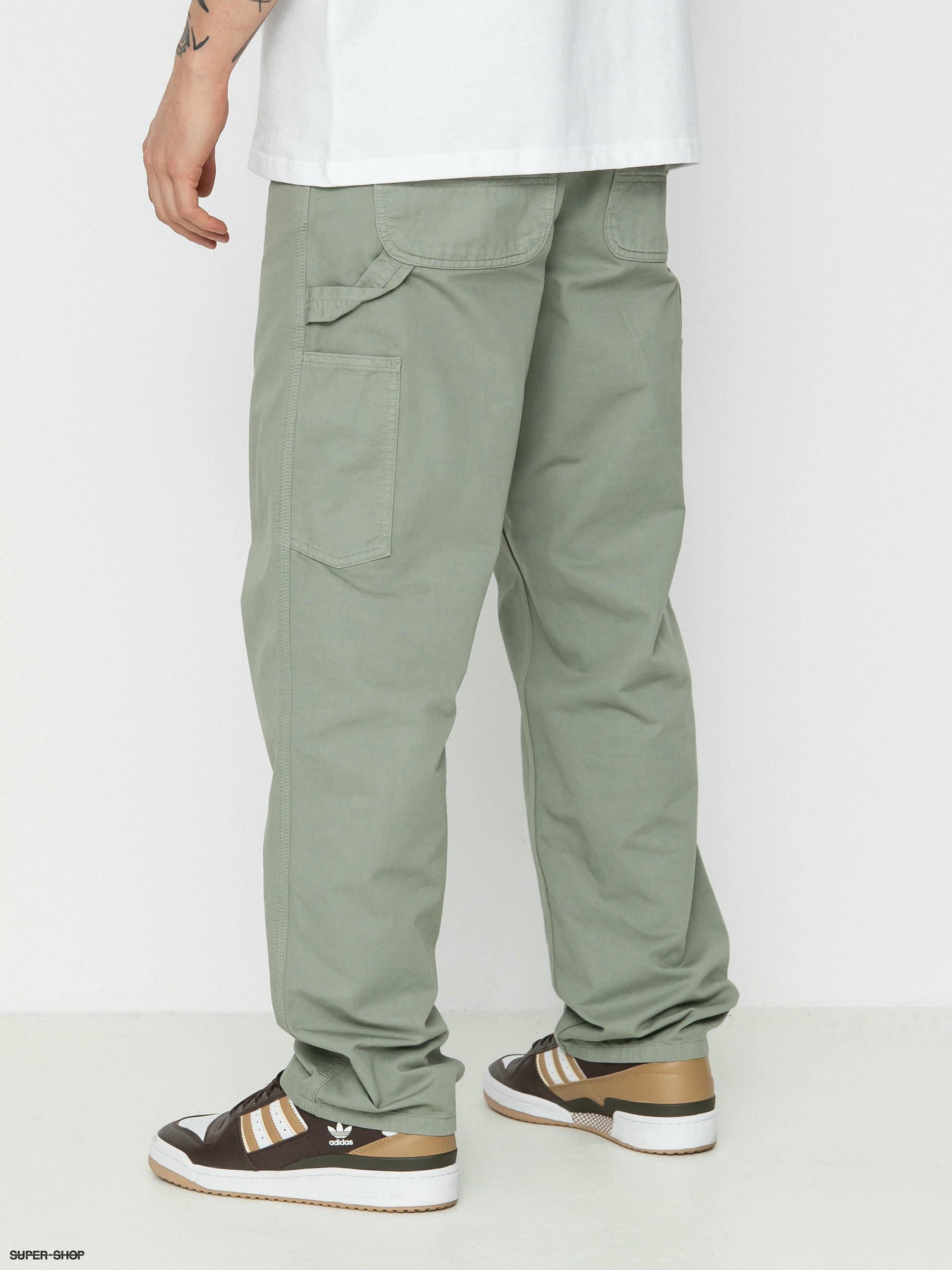 CARHARTT WIP: pants for man - White  Carhartt Wip pants I031499 online at