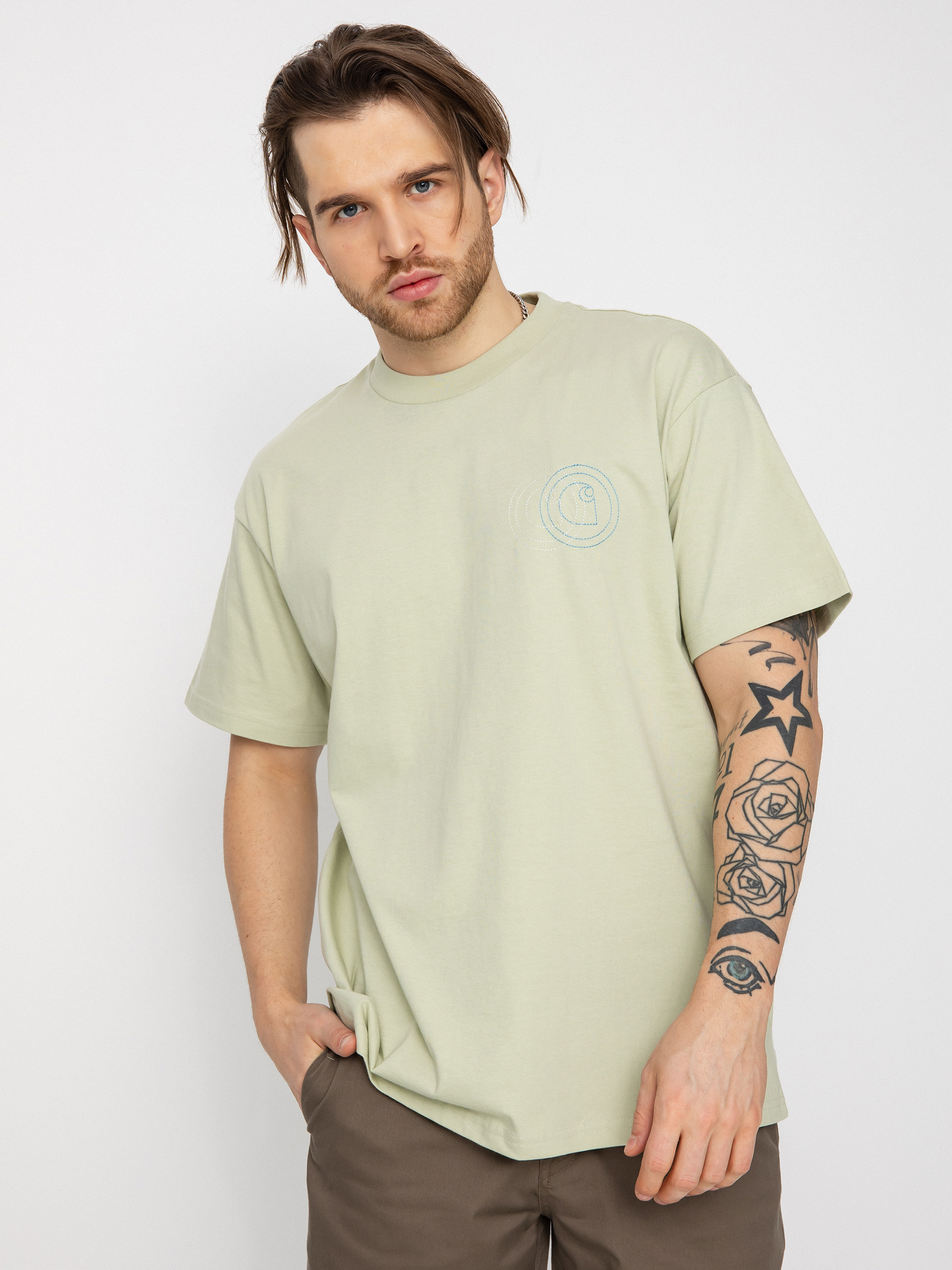 Carhartt WIP Duel T-shirt - green (agave)