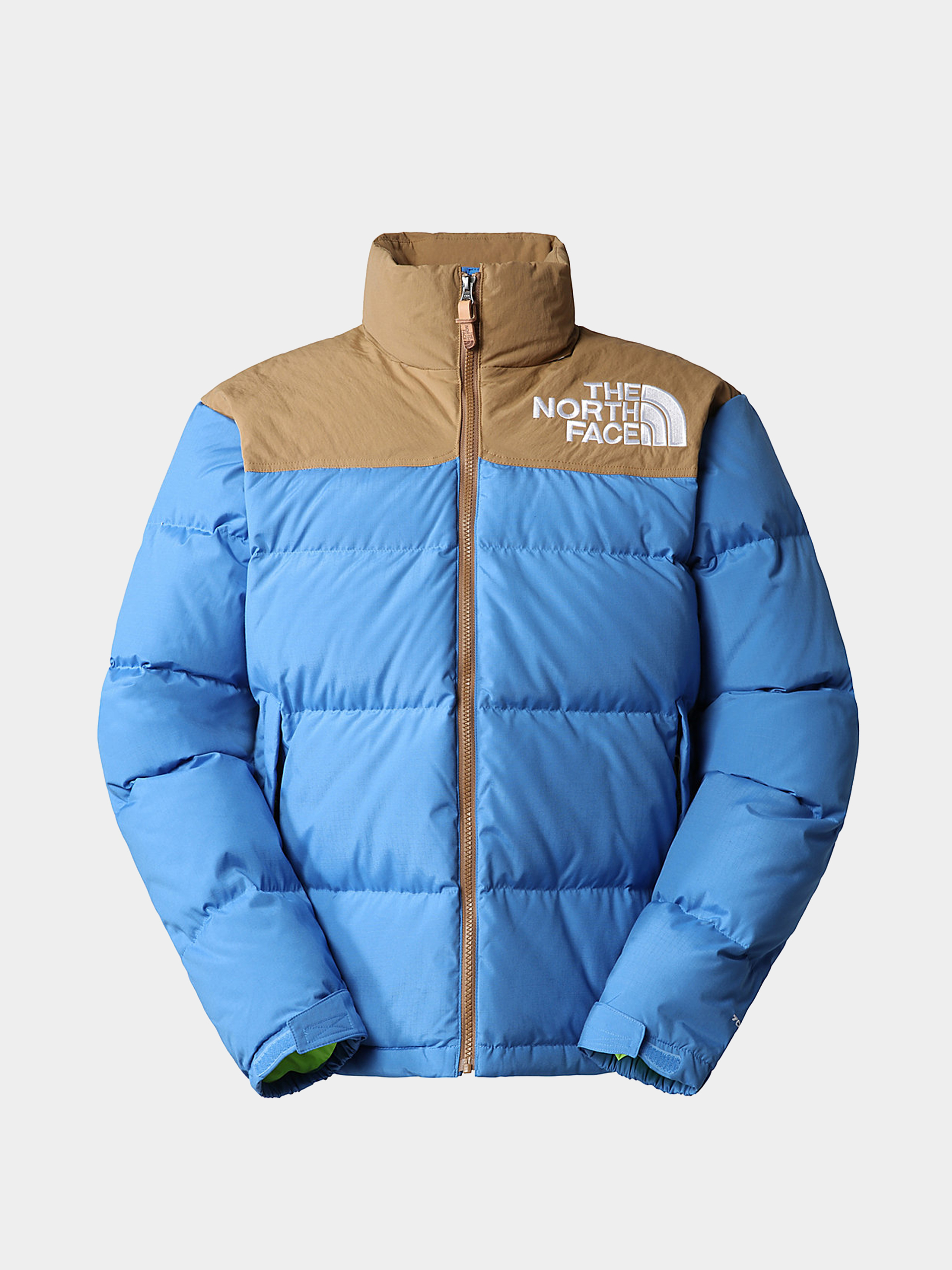 The North Face 92 Low-Fi Hi-Tek Nuptse Jacke (super sonic blue/utility brown)