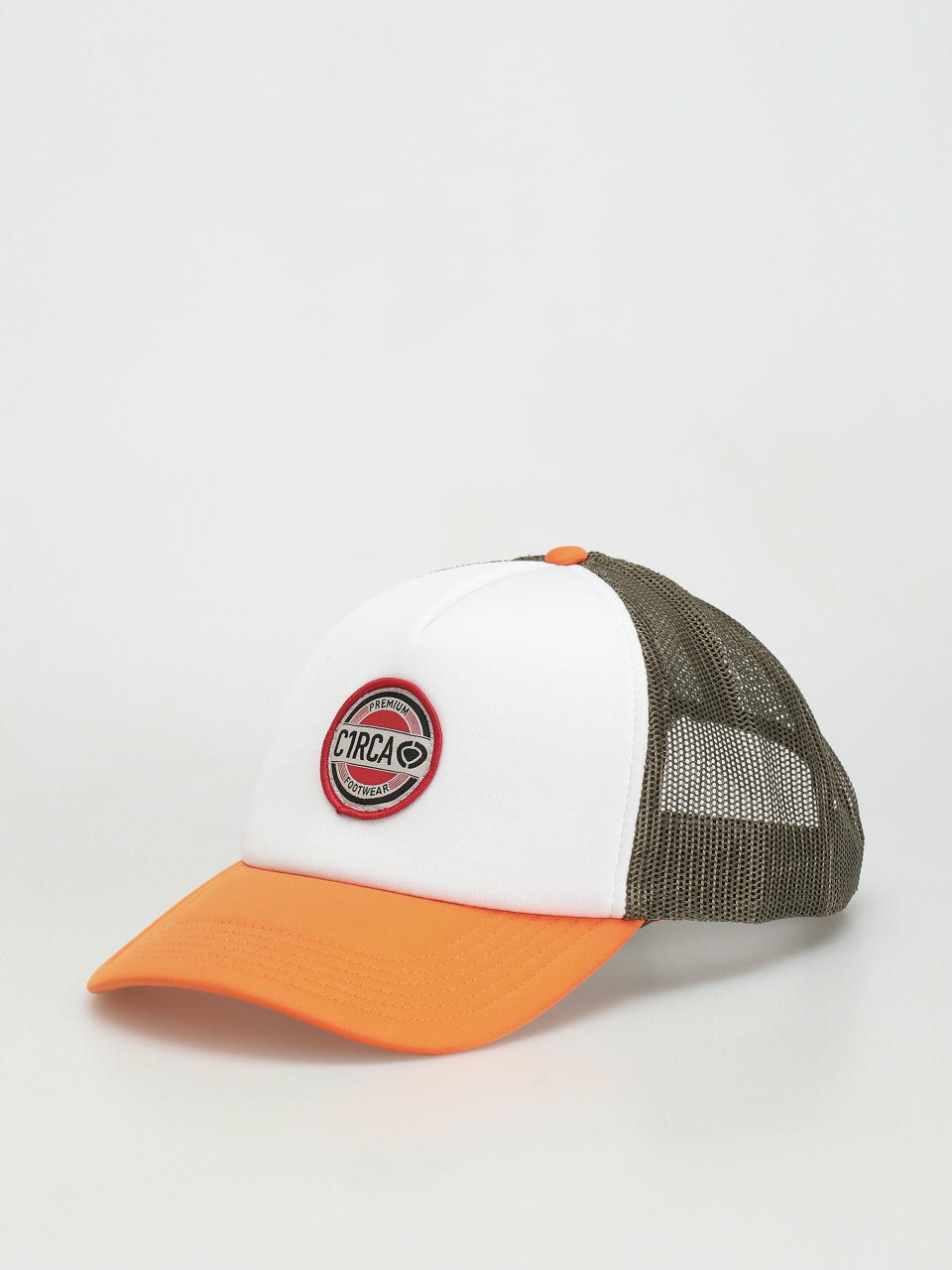 Circa Premium Trucker Cap (white/orange/military)