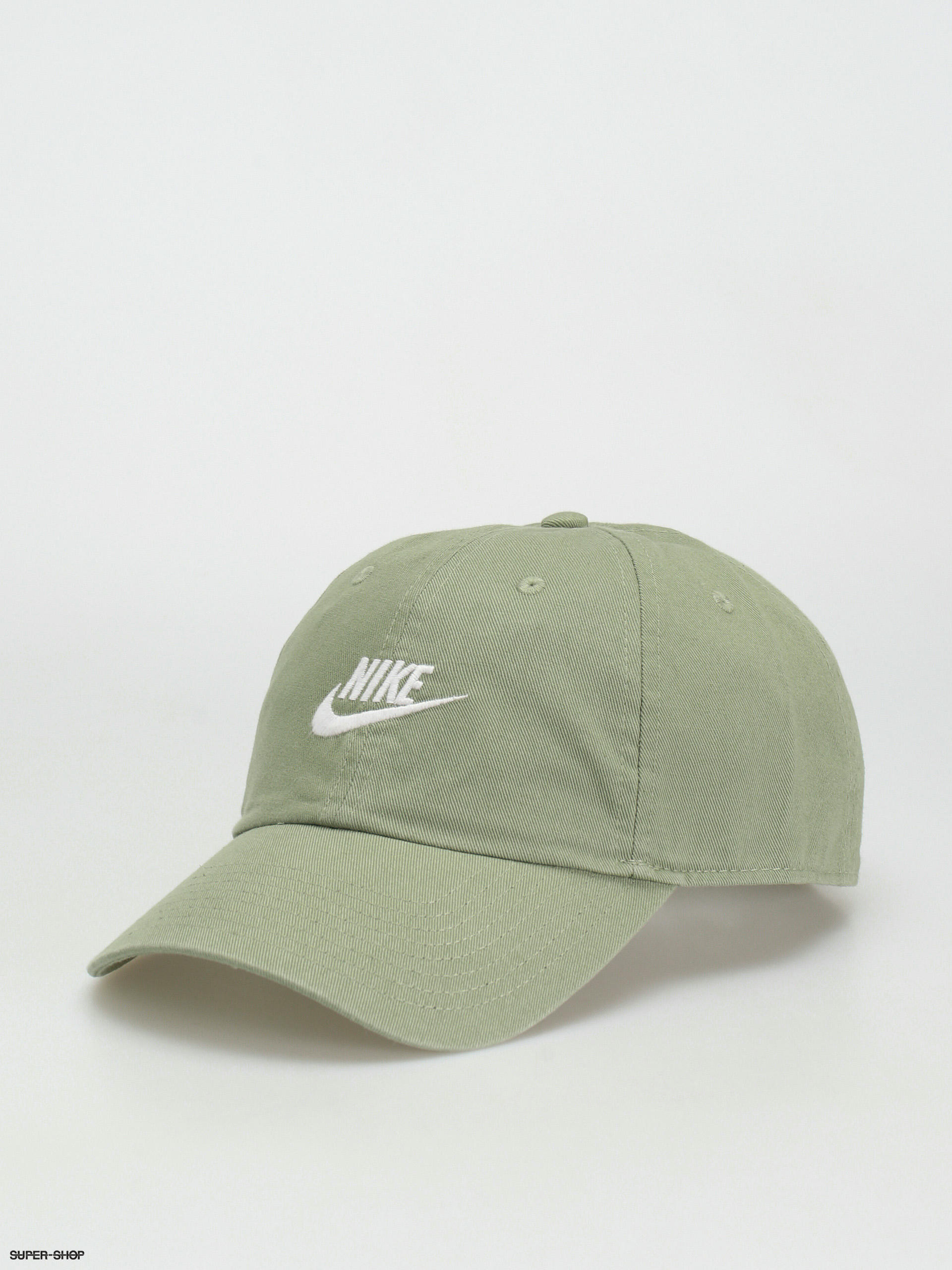 Vislumbrar Paternal Arsenal Nike SB Heritage86 Futura Washed Cap (oil green/white)