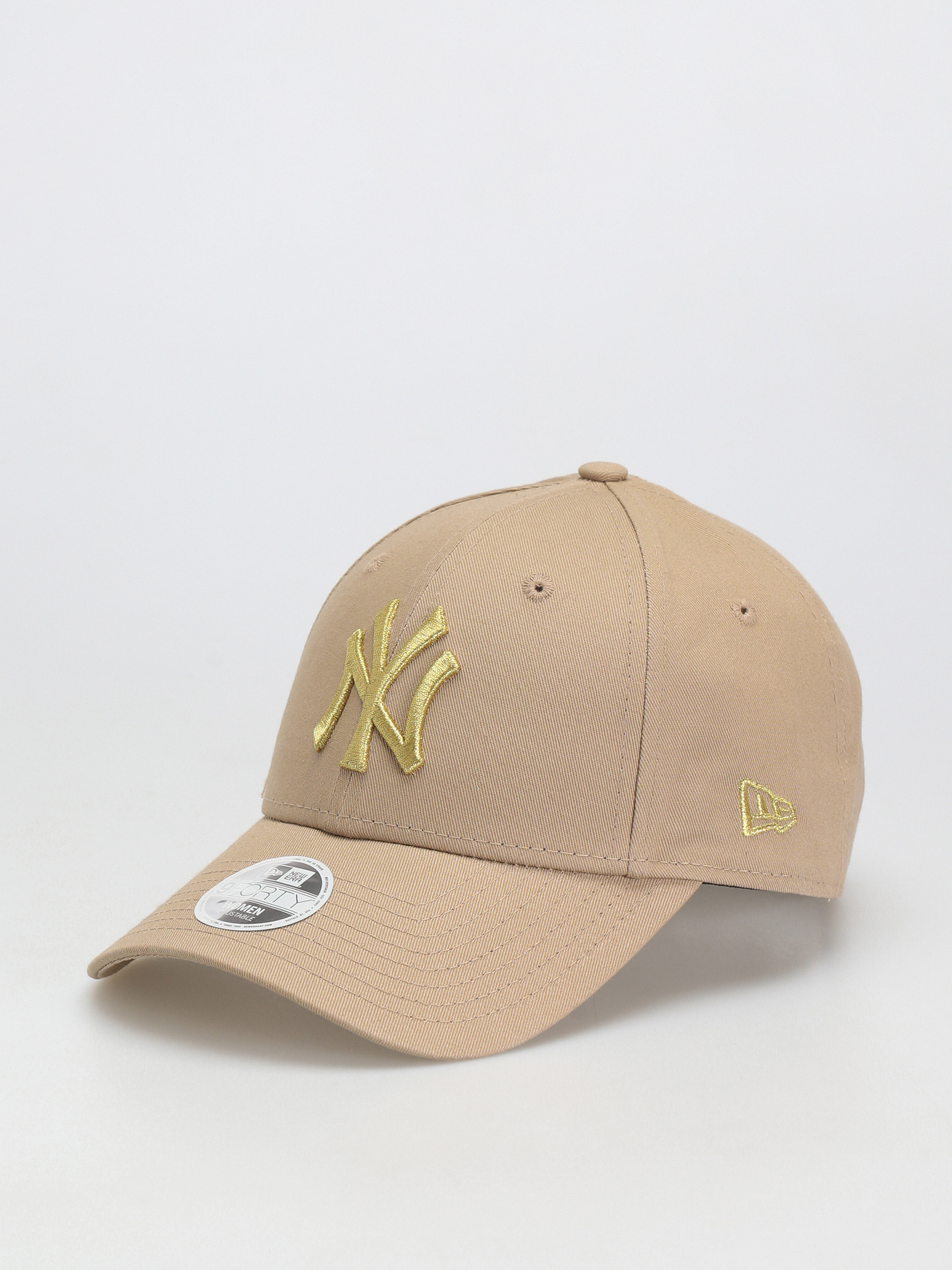 New Era Metallic Logo 9Forty New York Yankees Cap Wmn (camel)