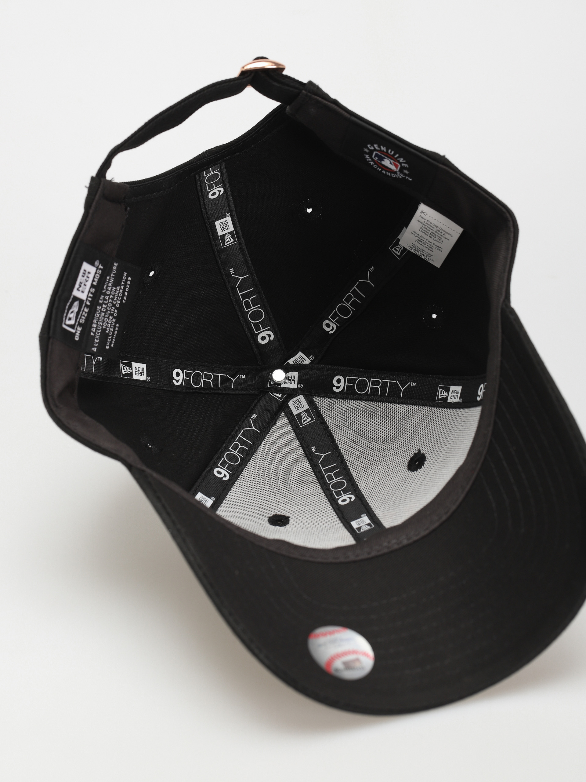 New Era Metallic Logo 9Forty New York Yankees Cap Wmn - black (black)