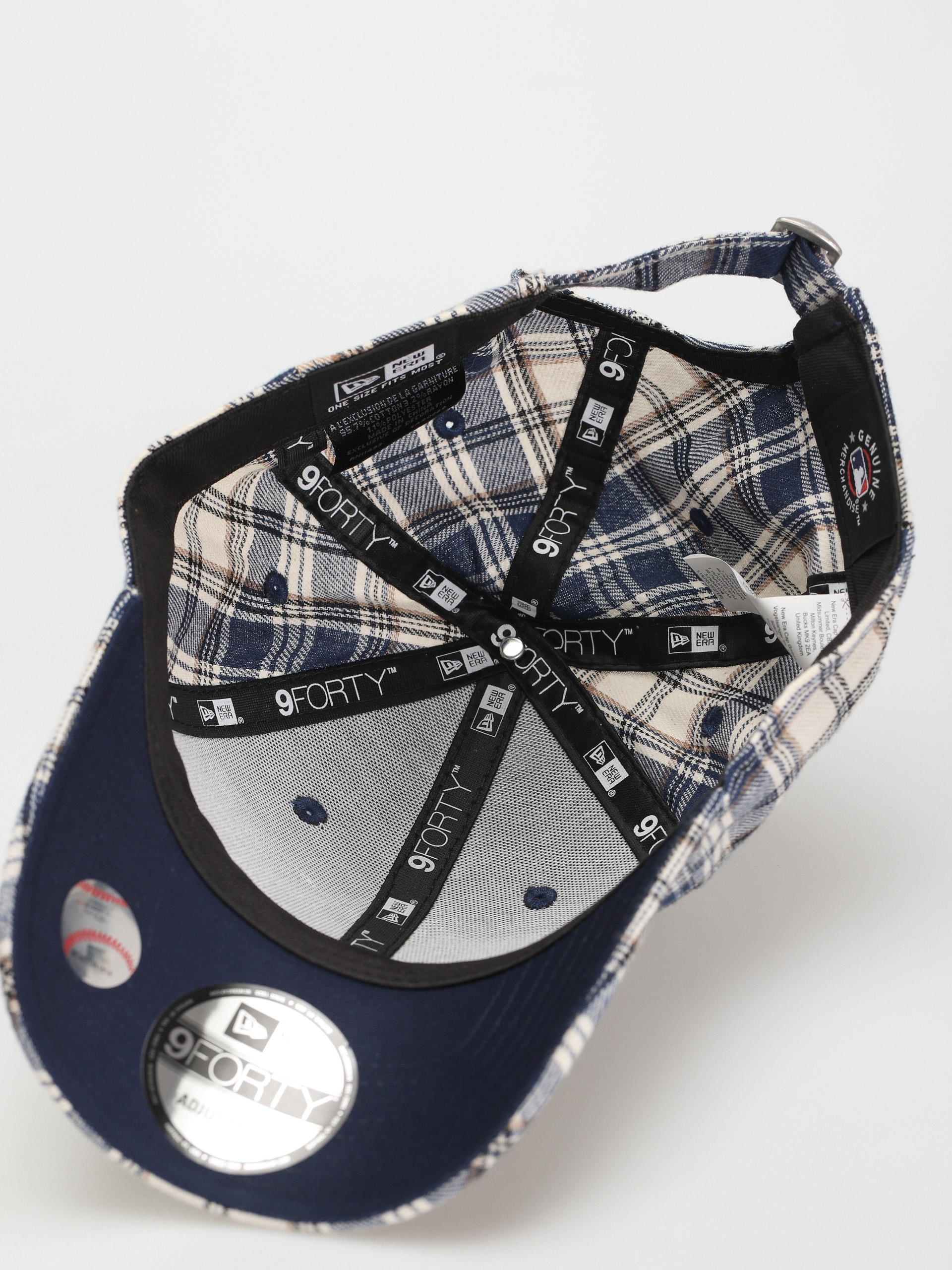New Era Plaid Camo 9Forty New York Yankees Cap (navy)