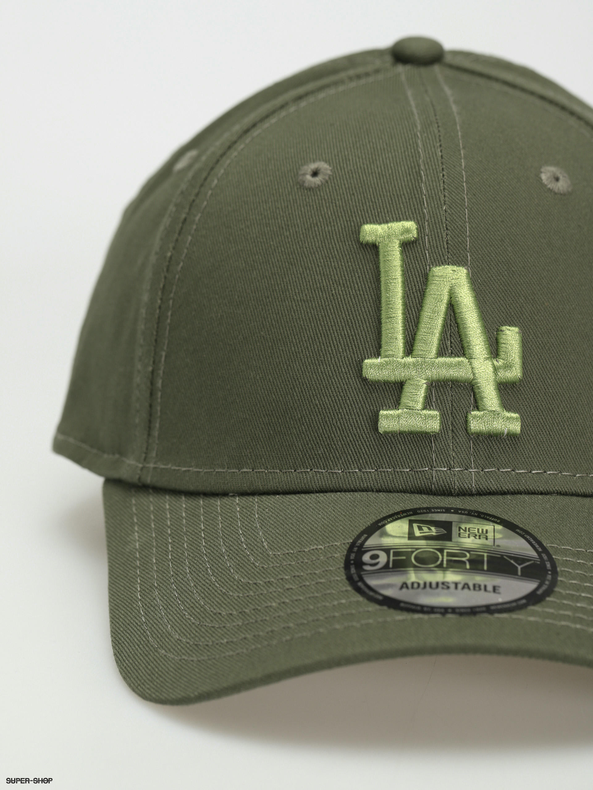 New Era League Essential 9Forty Los Angeles Dodgers Cap (olive)