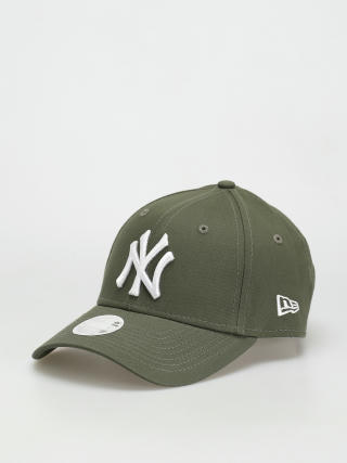 New Era League Essential 9Forty New York Yankees Cap Wmn (olive/white)