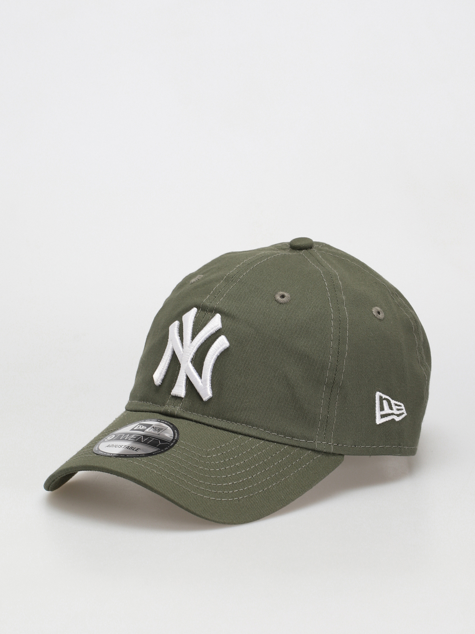 New Era League Essential 9Twenty New York Yankees Cap (olive/white)