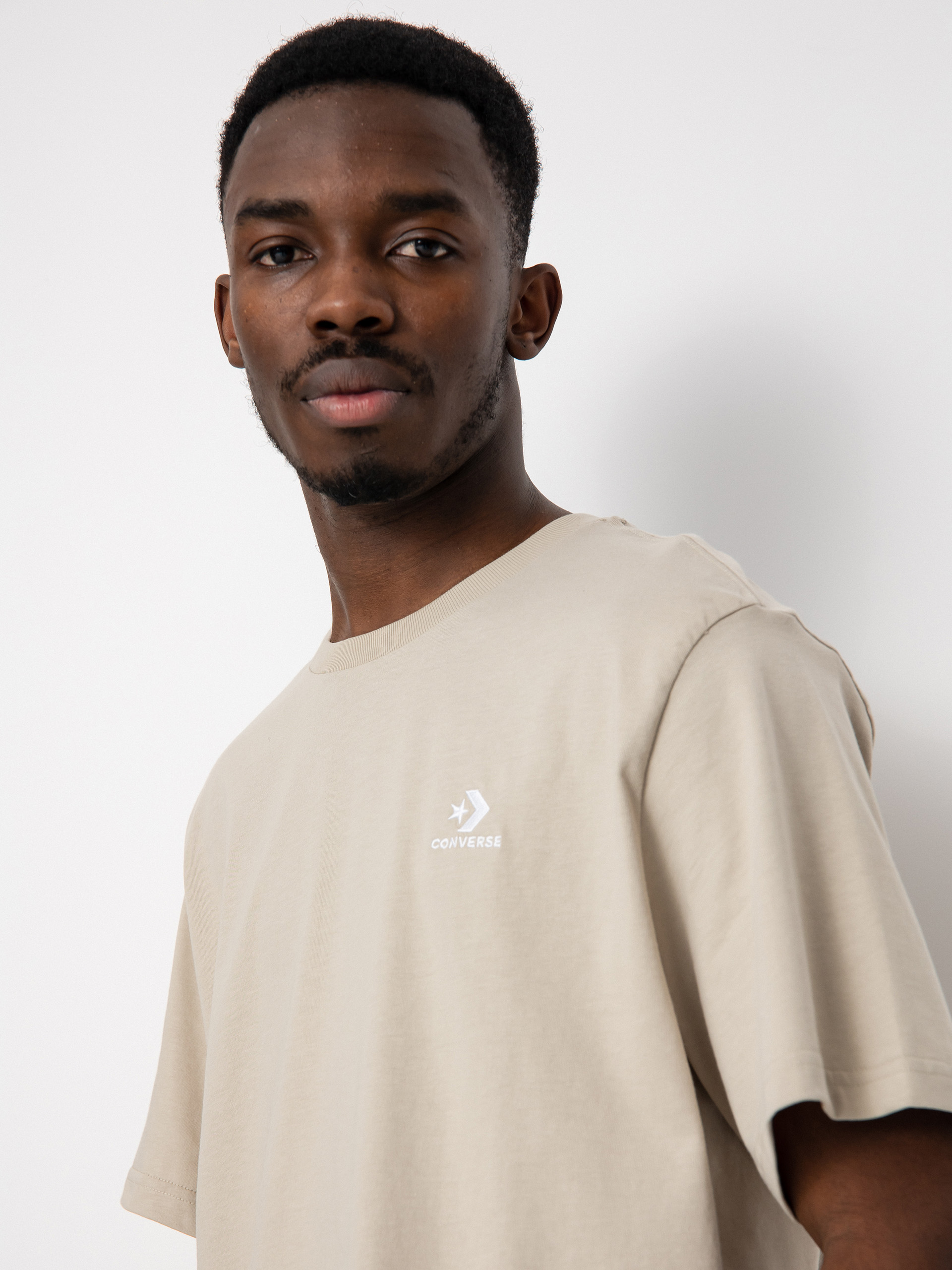Converse Star Chevron Emb T-Shirt (beach stone)