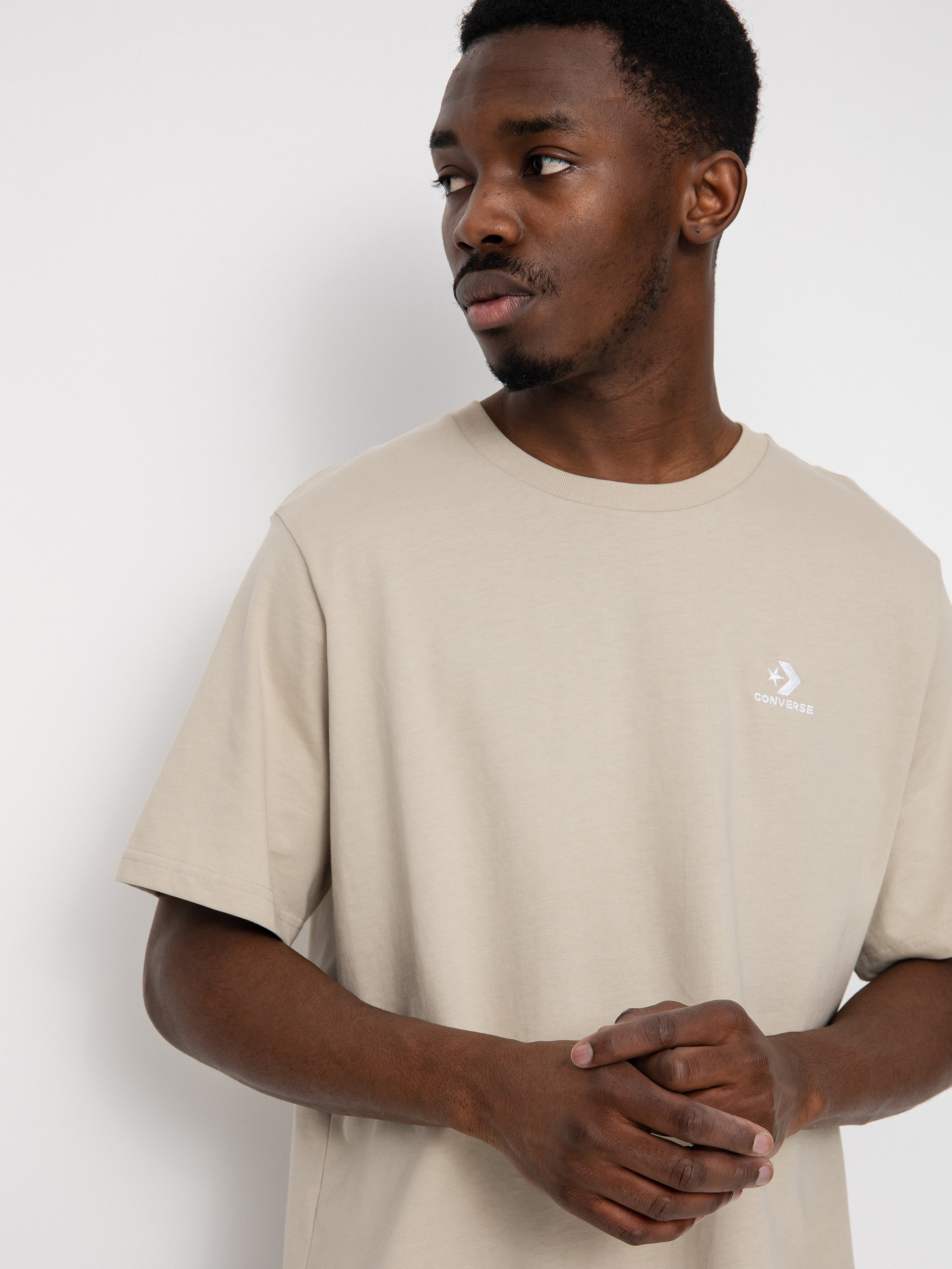 Converse Star Chevron Emb T-Shirt (beach stone)