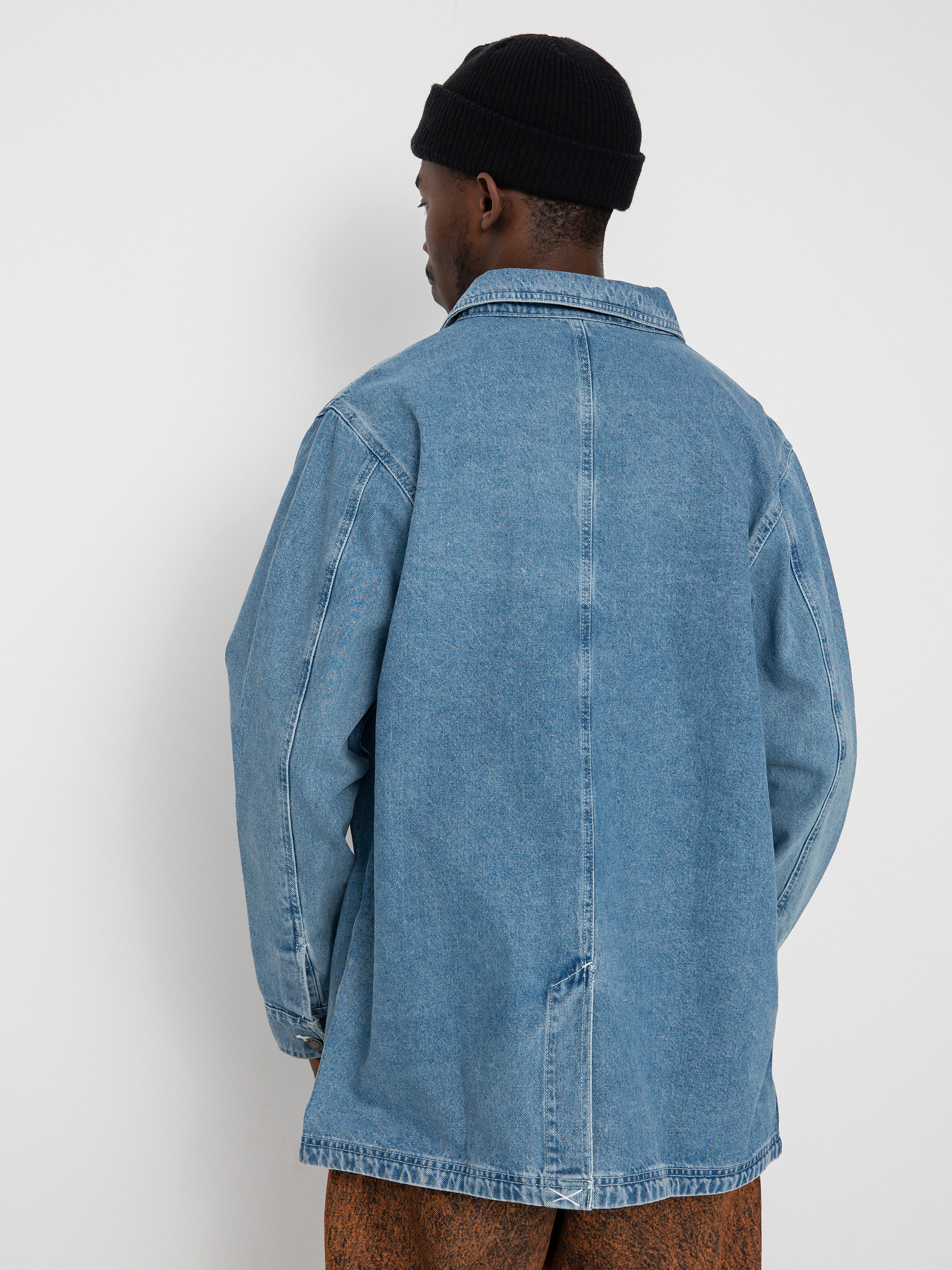 Dickies Denim Unlined Chore Coat Jacket (light wash)