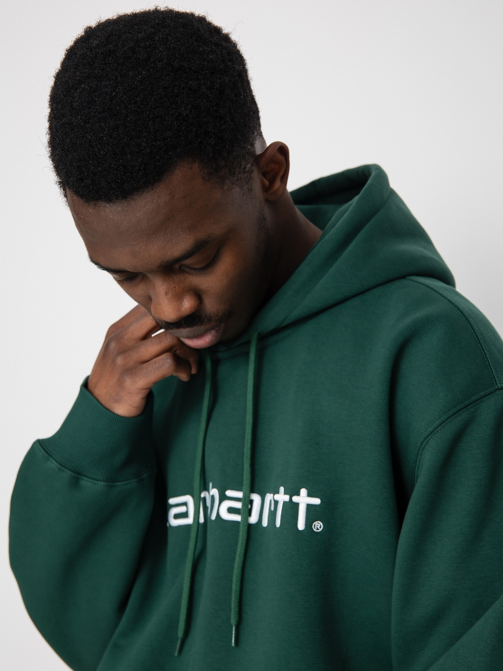 Carhartt WIP Carhartt HD Hoodie (treehouse/white)