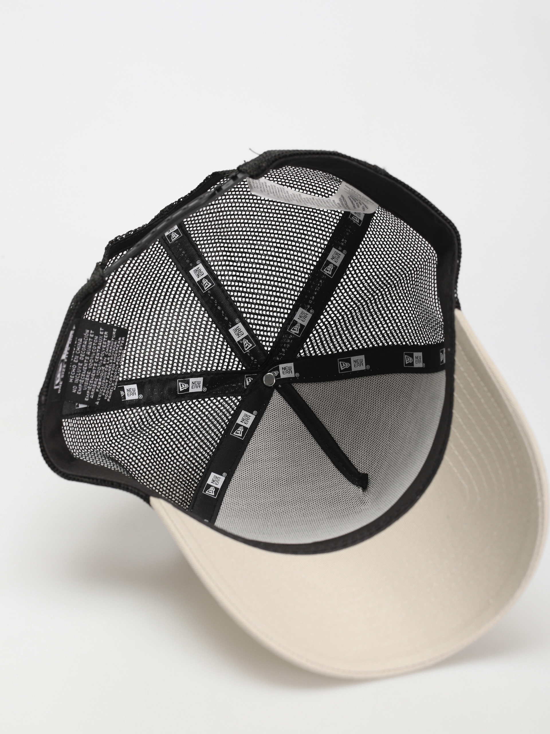 New Era License Plate Trucker Cap (stone)