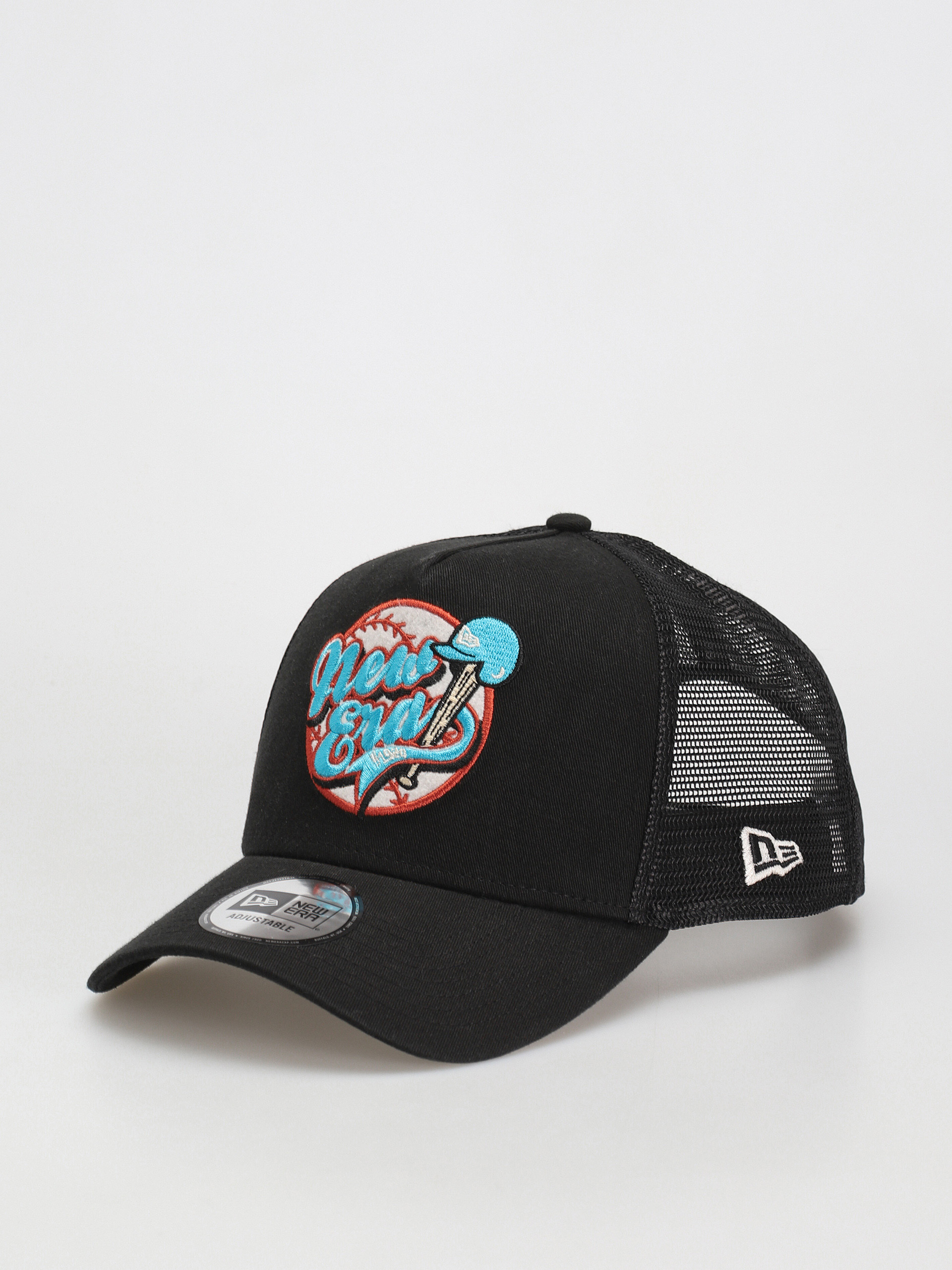 New Era Heritage Trucker Cap (black)