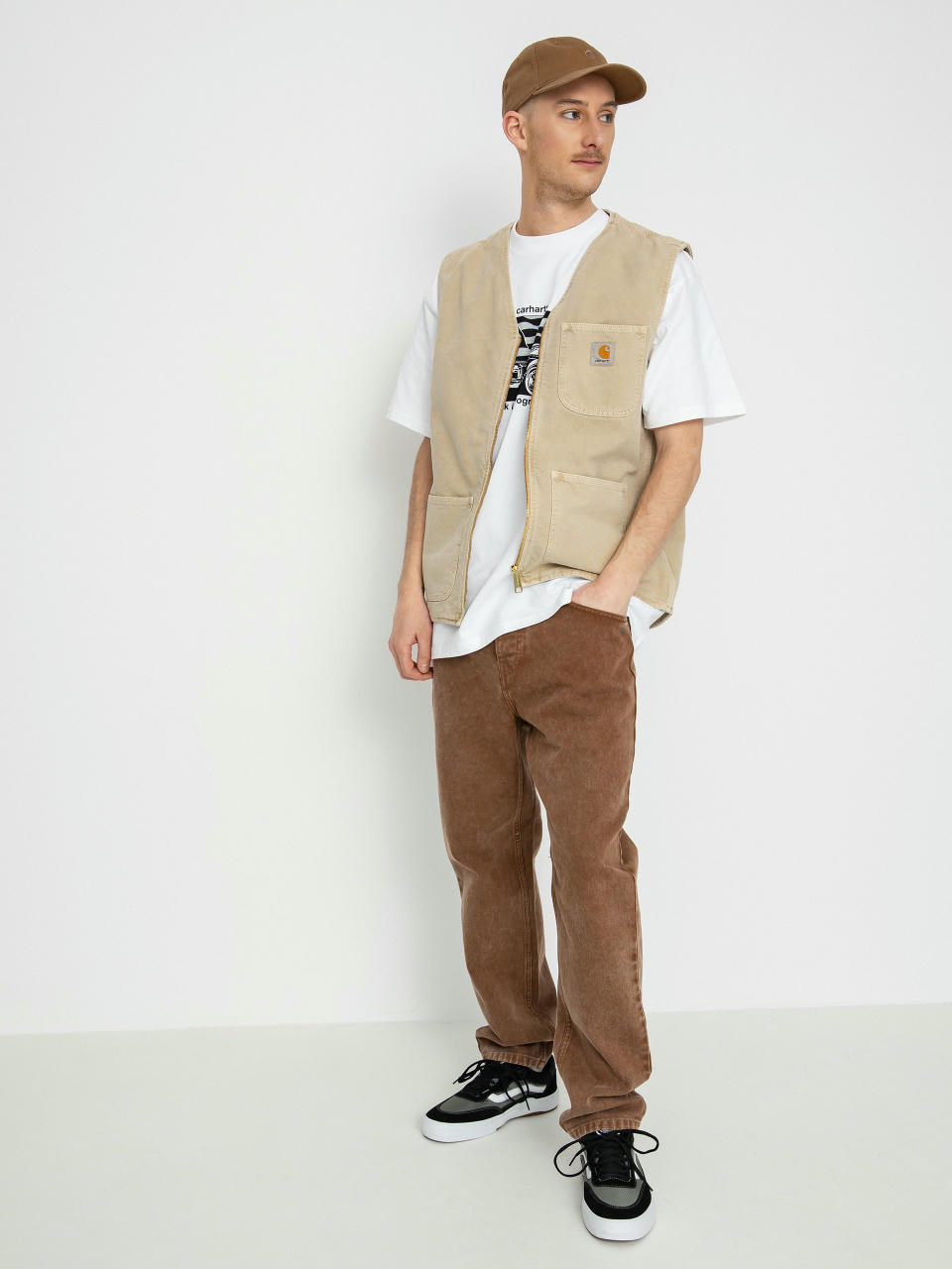 Carhartt WIP Arbor Vest (dusty h brown)