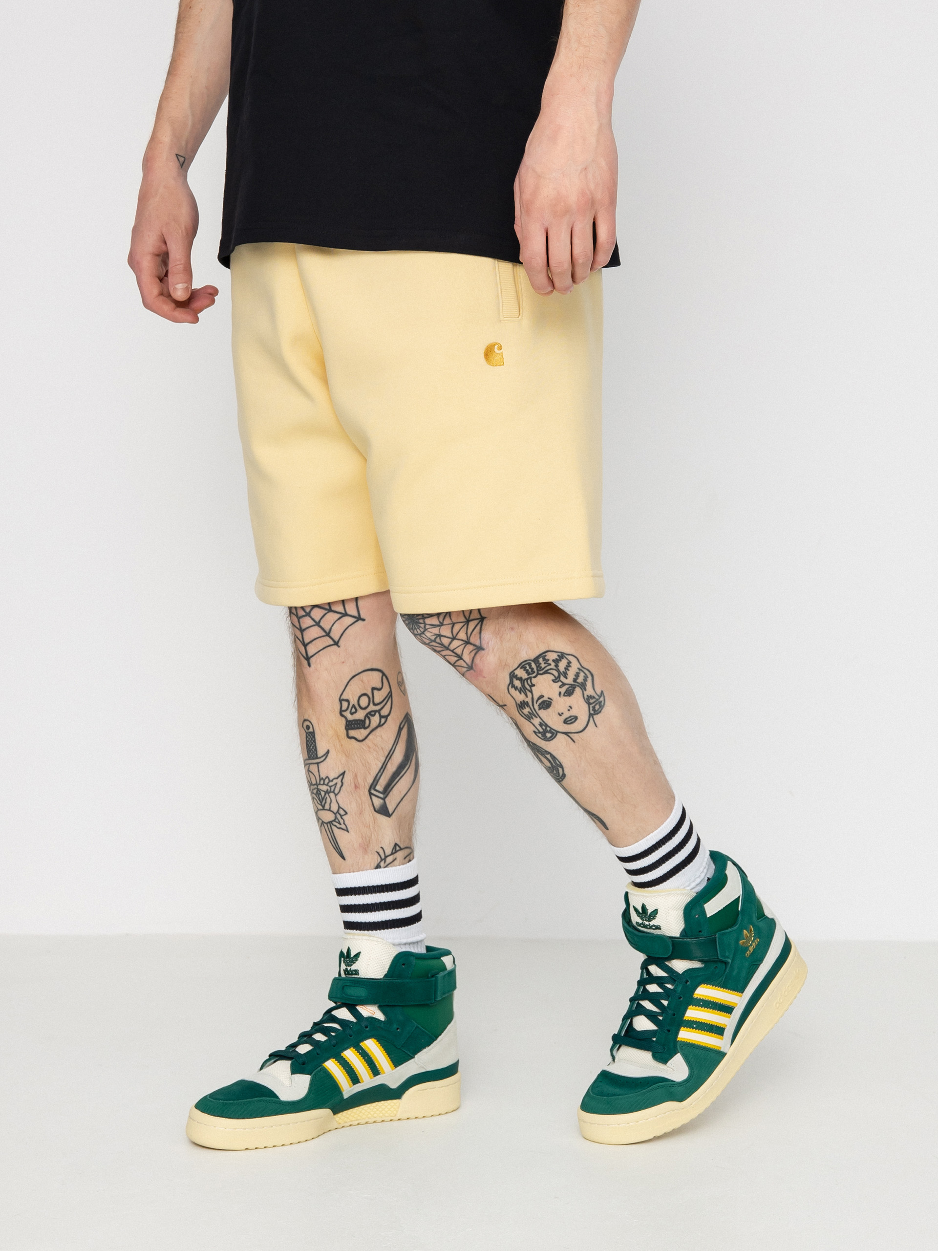 Carhartt WIP Chase Shorts (citron/gold)