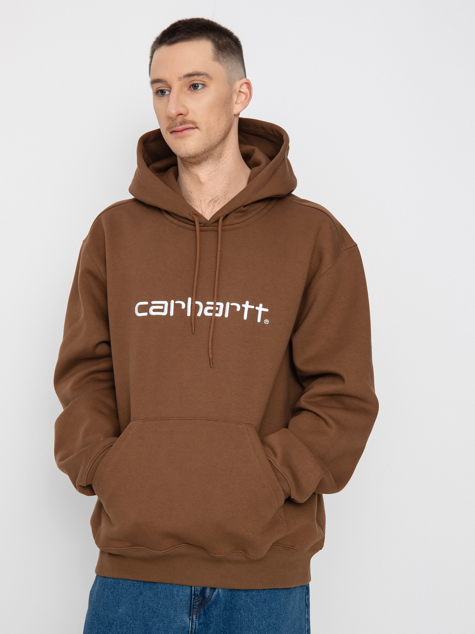 Carhartt WIP Carhartt HD Hoodie (tamarind/white)