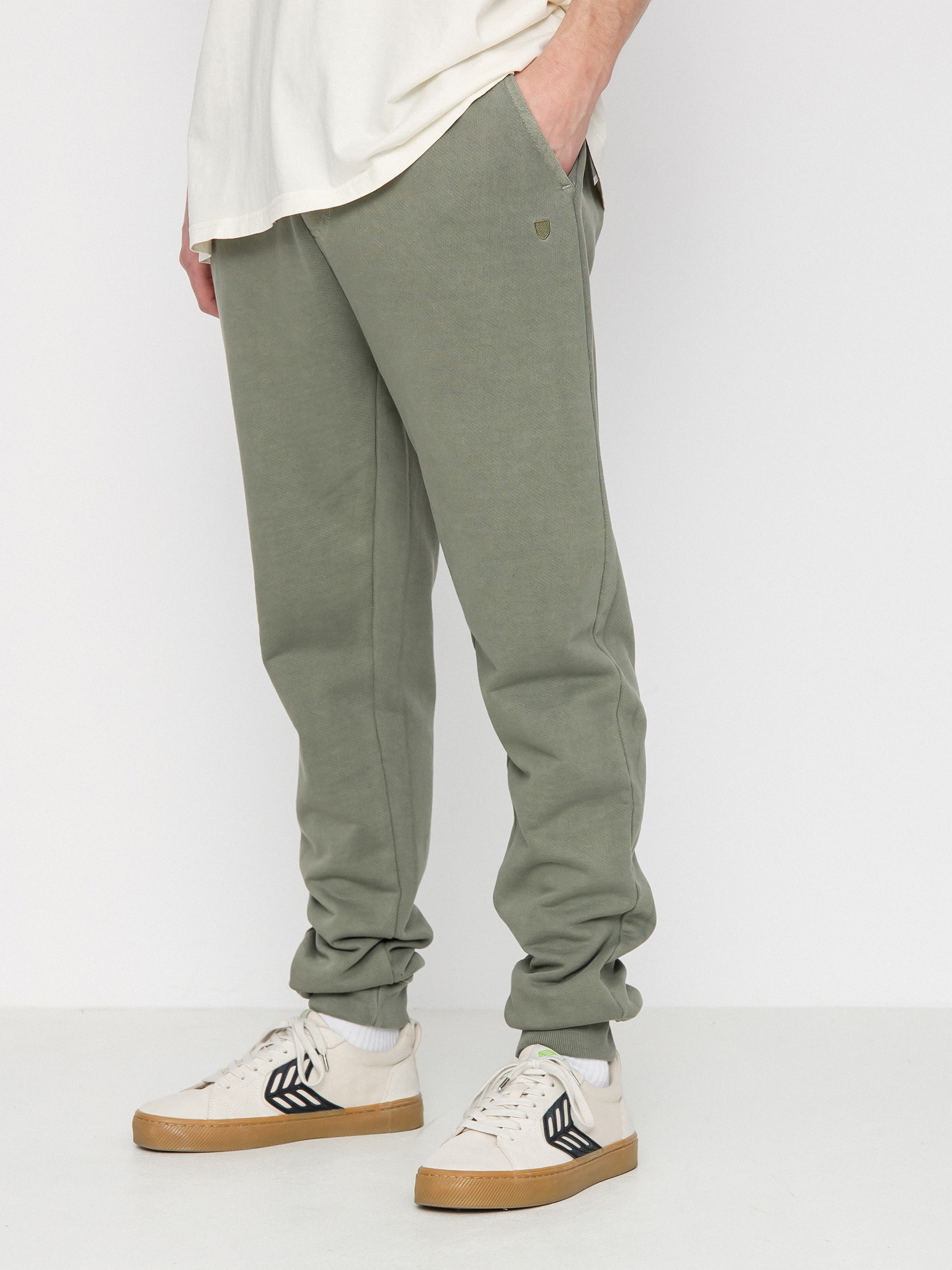 Brixton Vintage Reserve Jogger Pants (olive surplus vintage wash) — free download