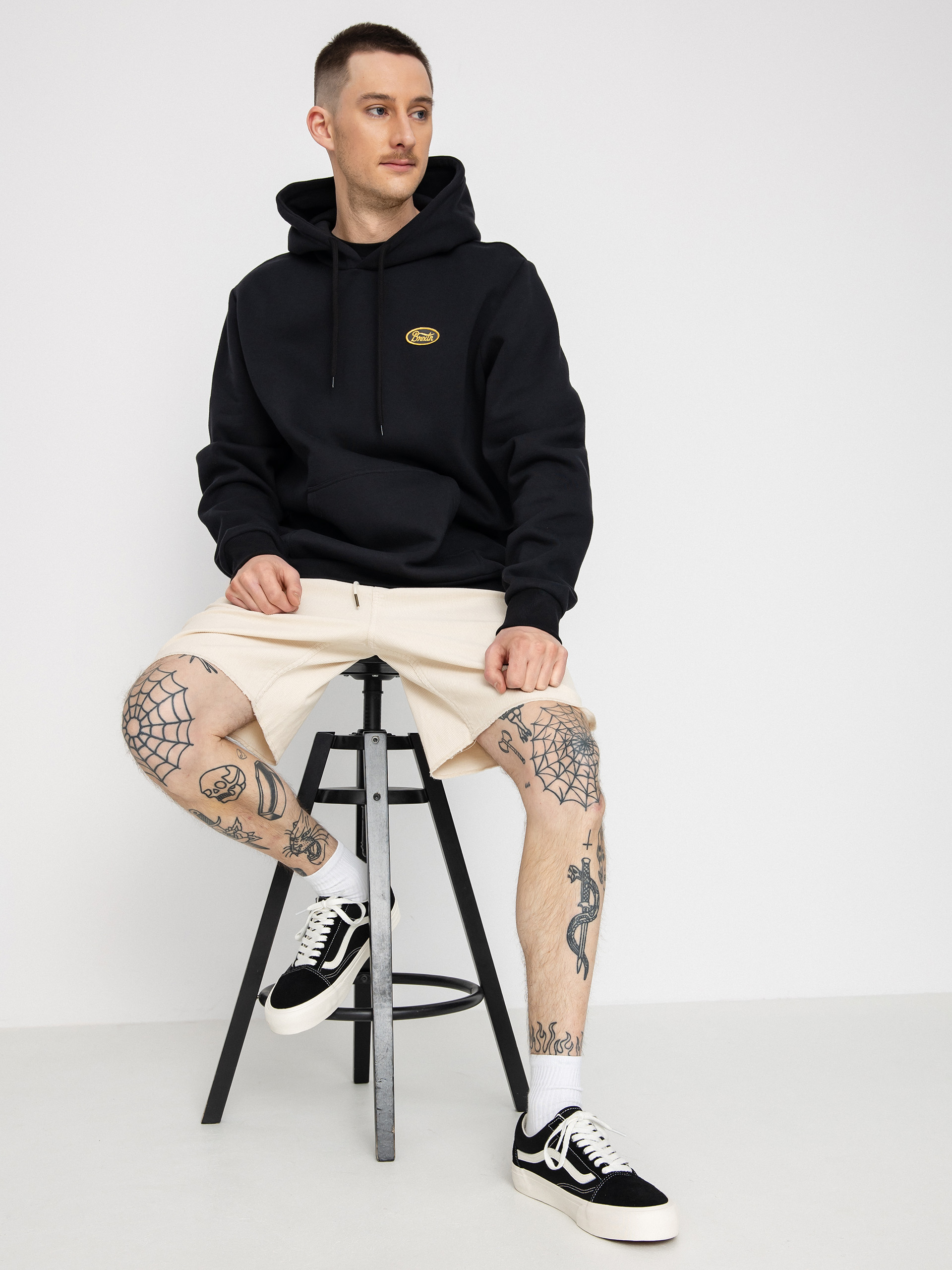 Brixton Parsons Patch HD Hoodie (black)