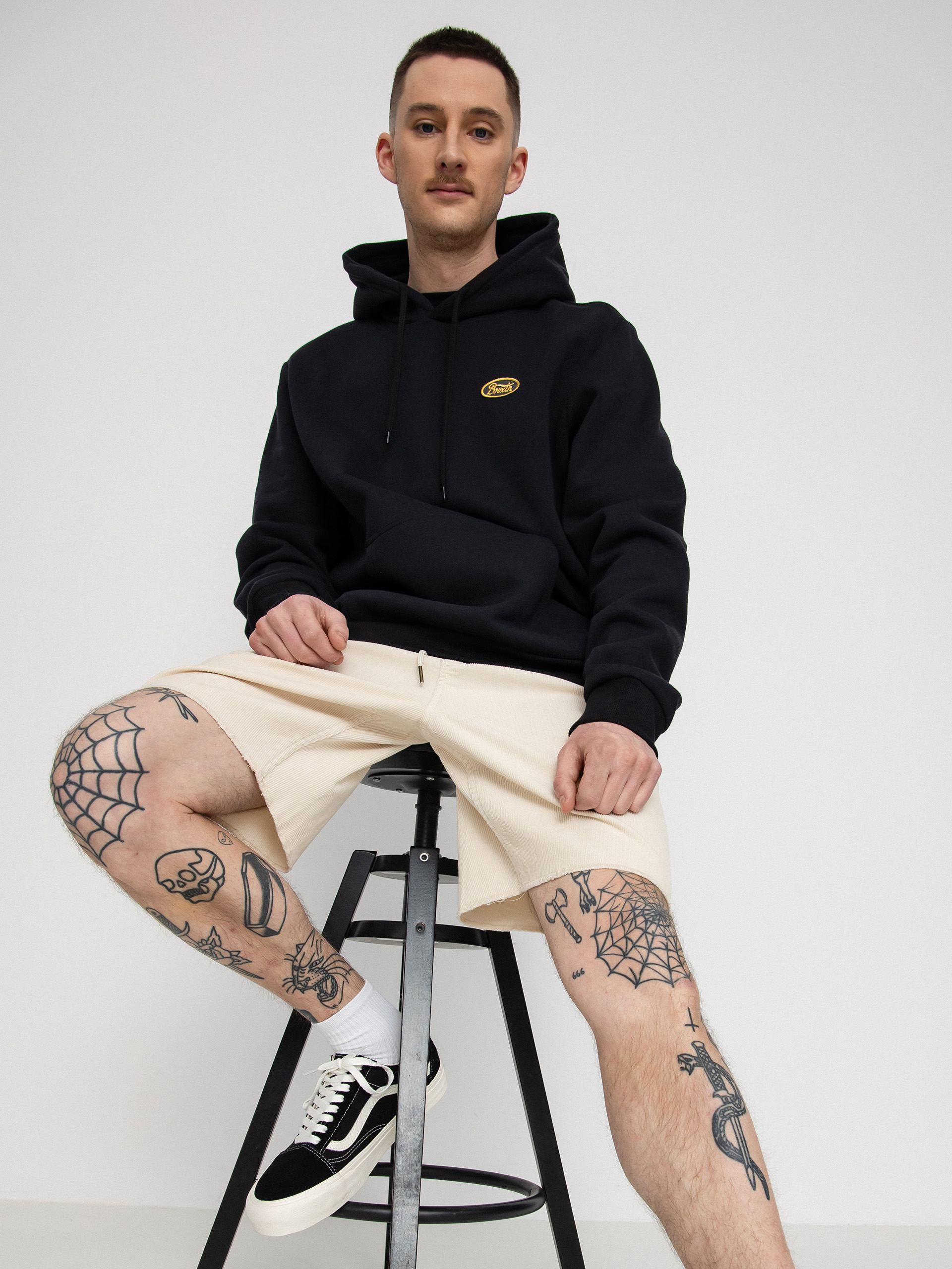 Brixton Parsons Patch HD Hoodie (black)