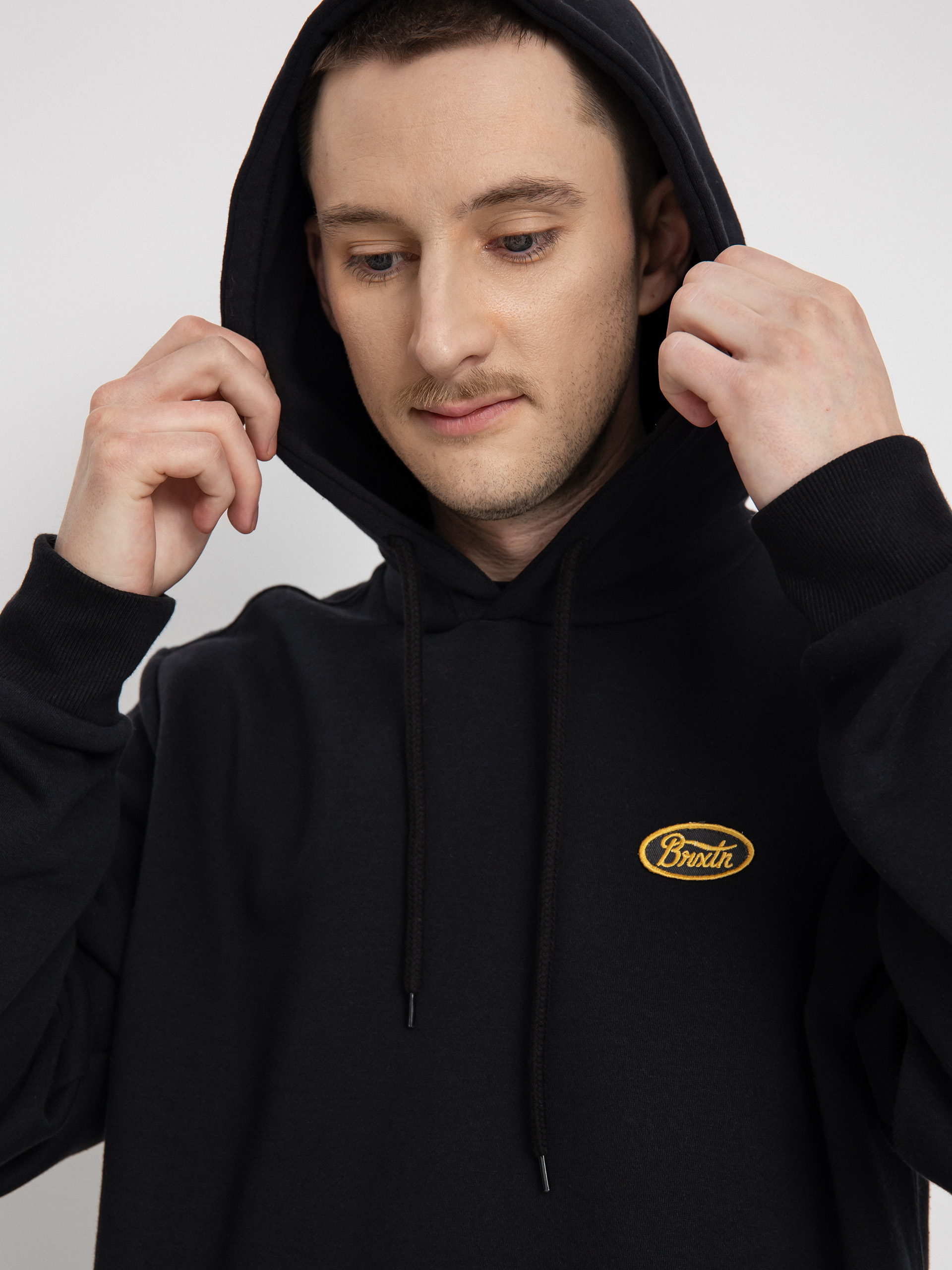 Brixton Parsons Patch HD Hoodie (black)