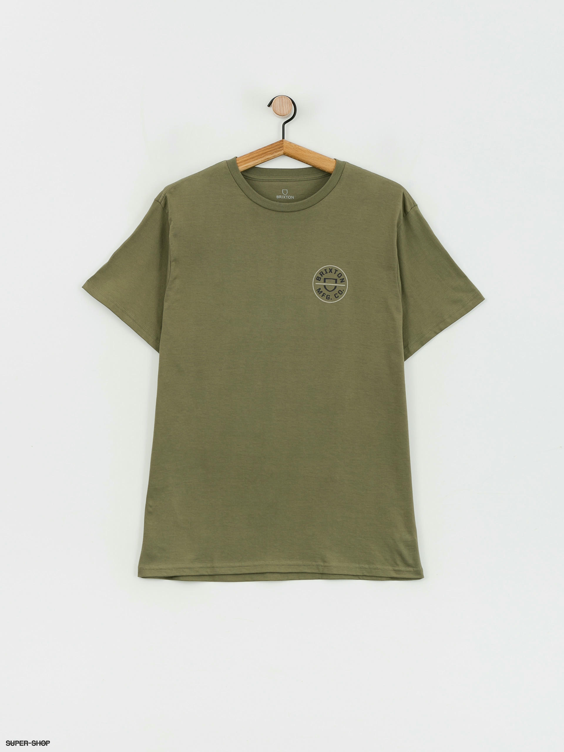 Brixton Crest II T-shirt (olive surplus/washed navy/sand)