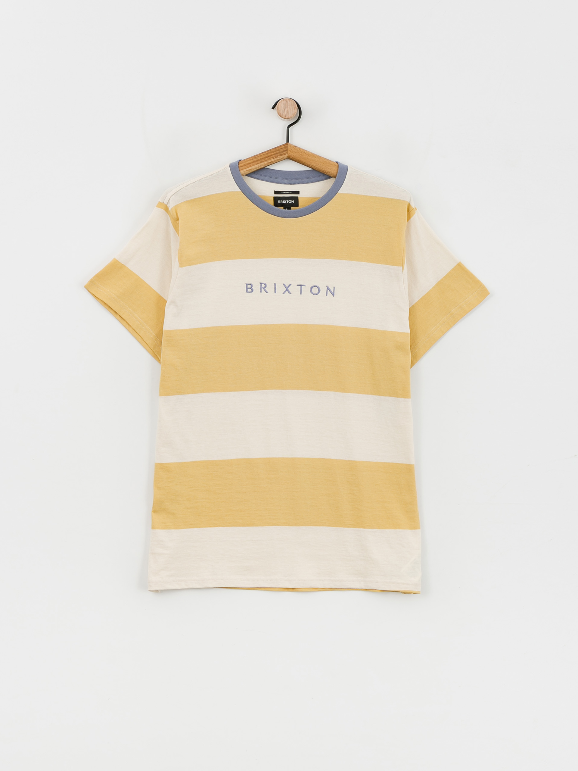 Brixton Hilt Alpha Line T-shirt (straw/whitecap/dusty blue)